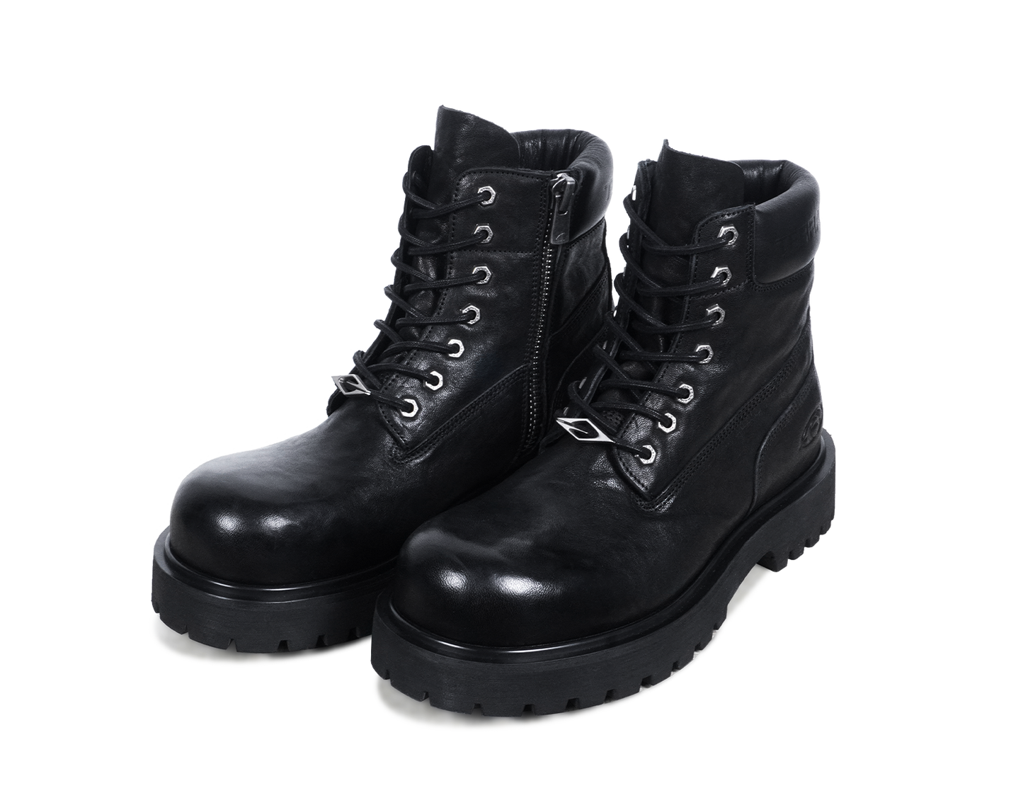 Horse leather workwear boots