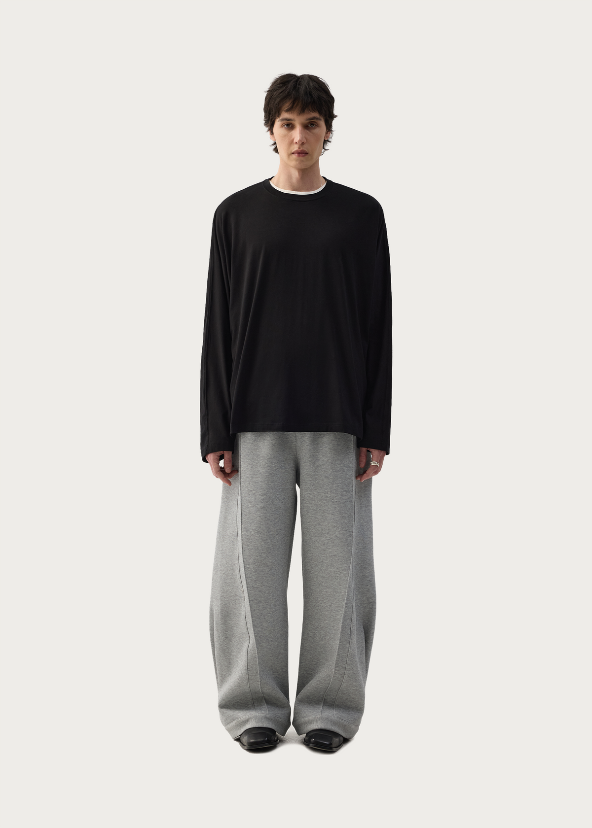 3D-Cut Casual Sweatpants Grey