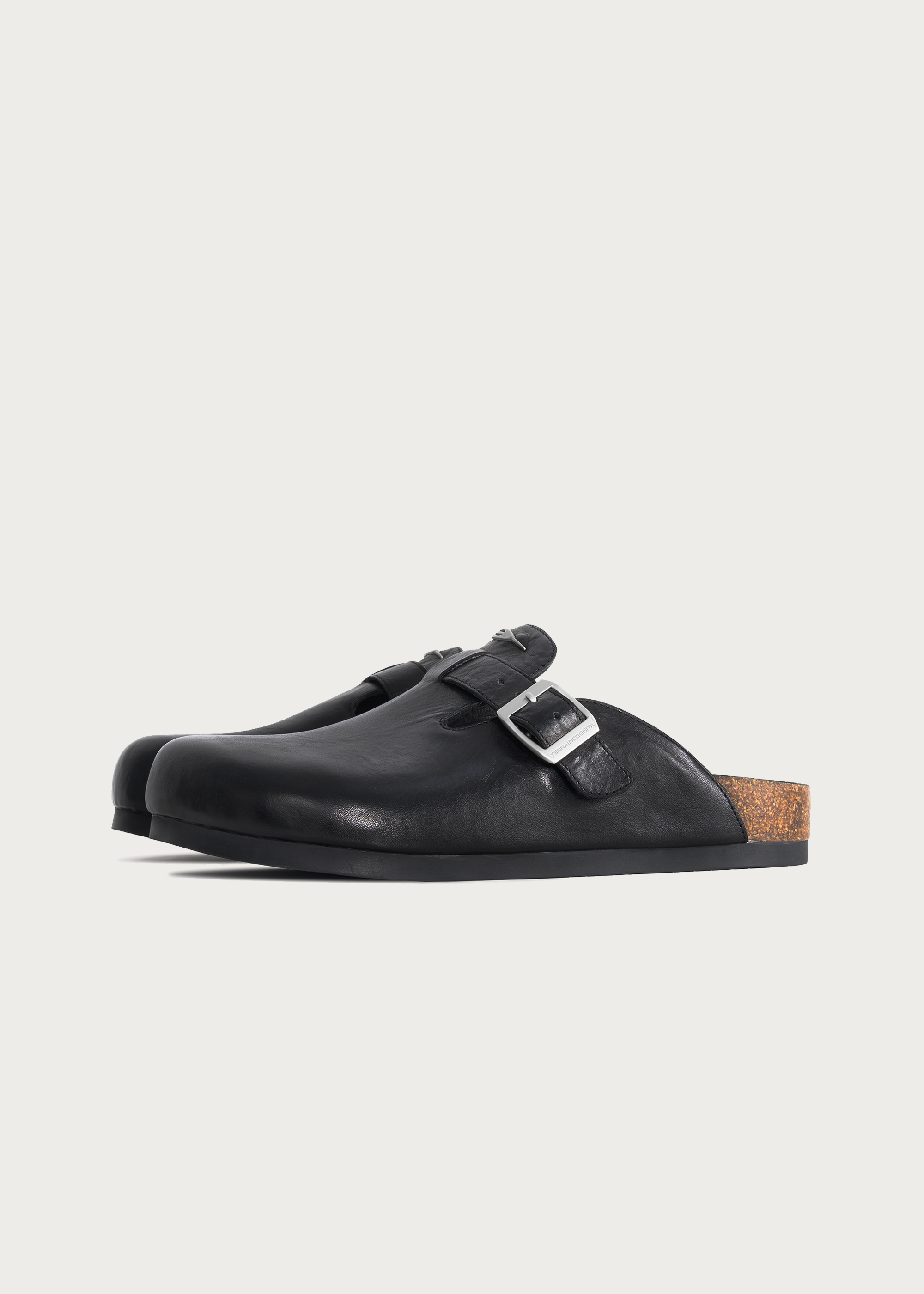 Clogs horsehide Black
