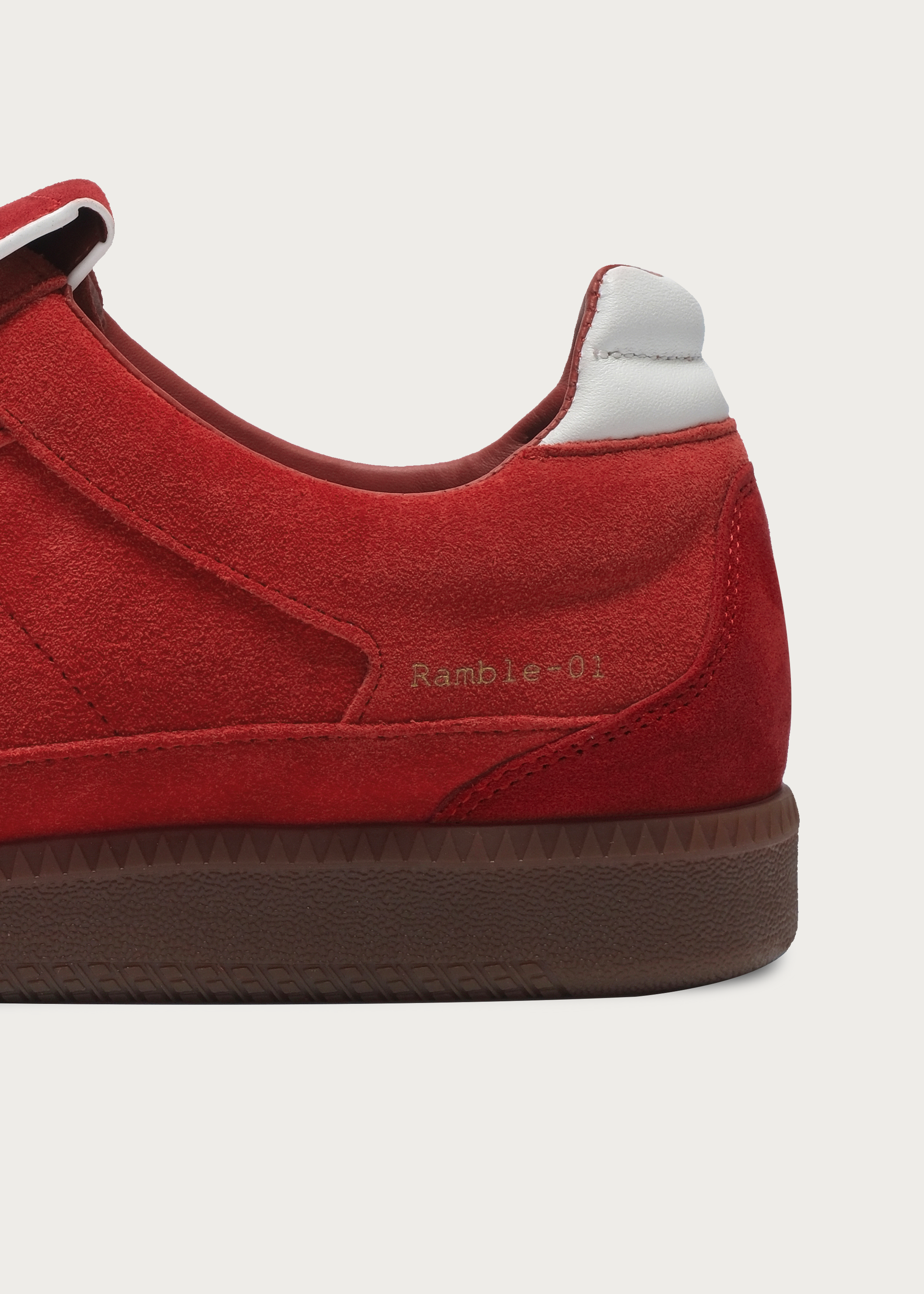 Ramble Suede Bordeaux red