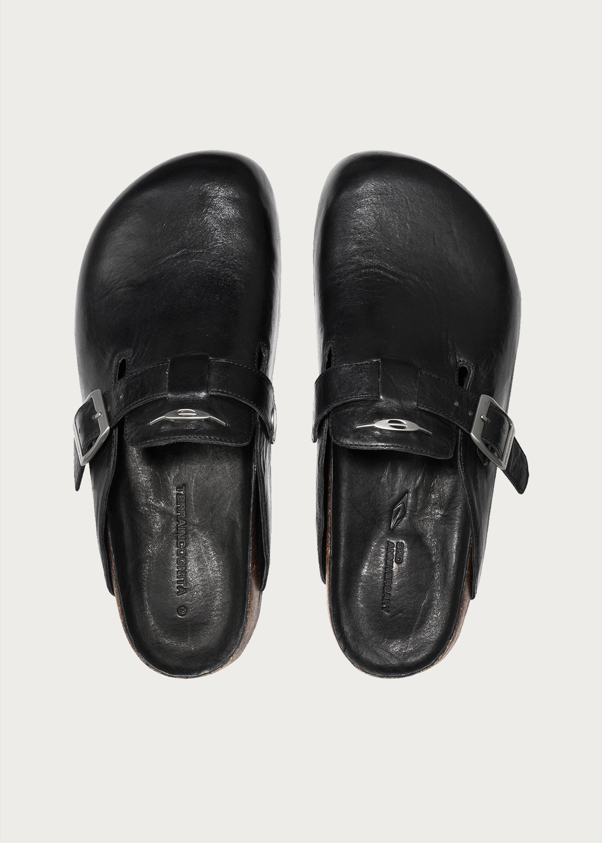 Clogs horsehide Black
