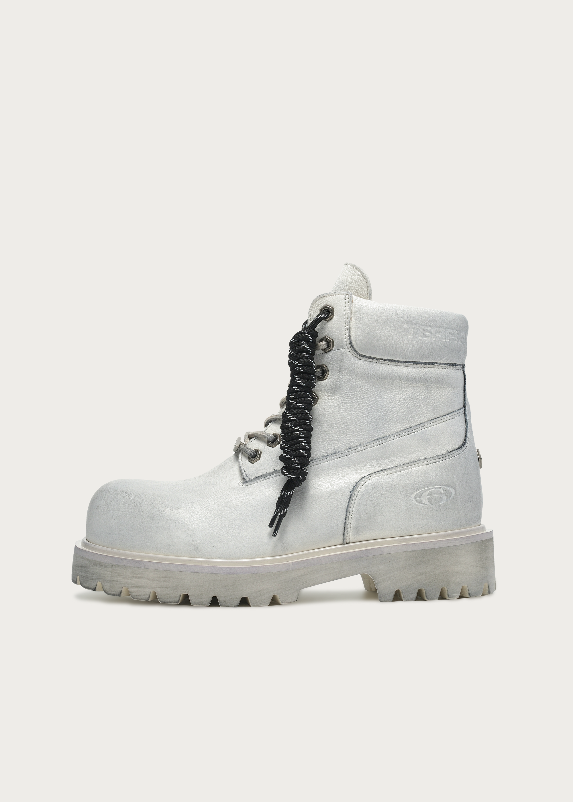 Ridge Cowhide Workwear Boots Dirty white