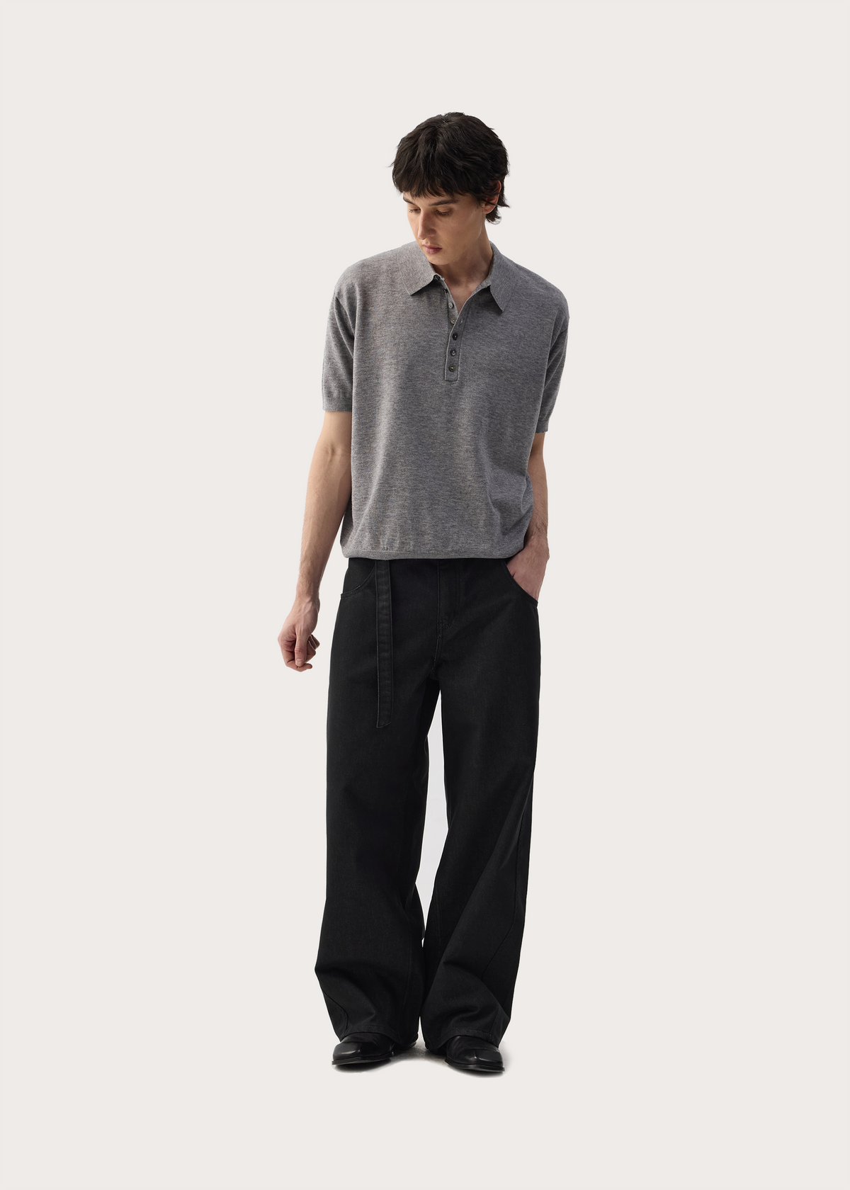 Adjustable-Waistband Jeans