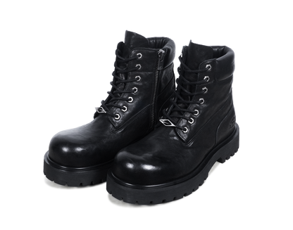 Horse leather workwear boots