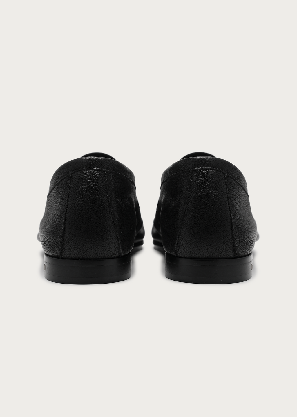Dune Camel Leather Loafers Black