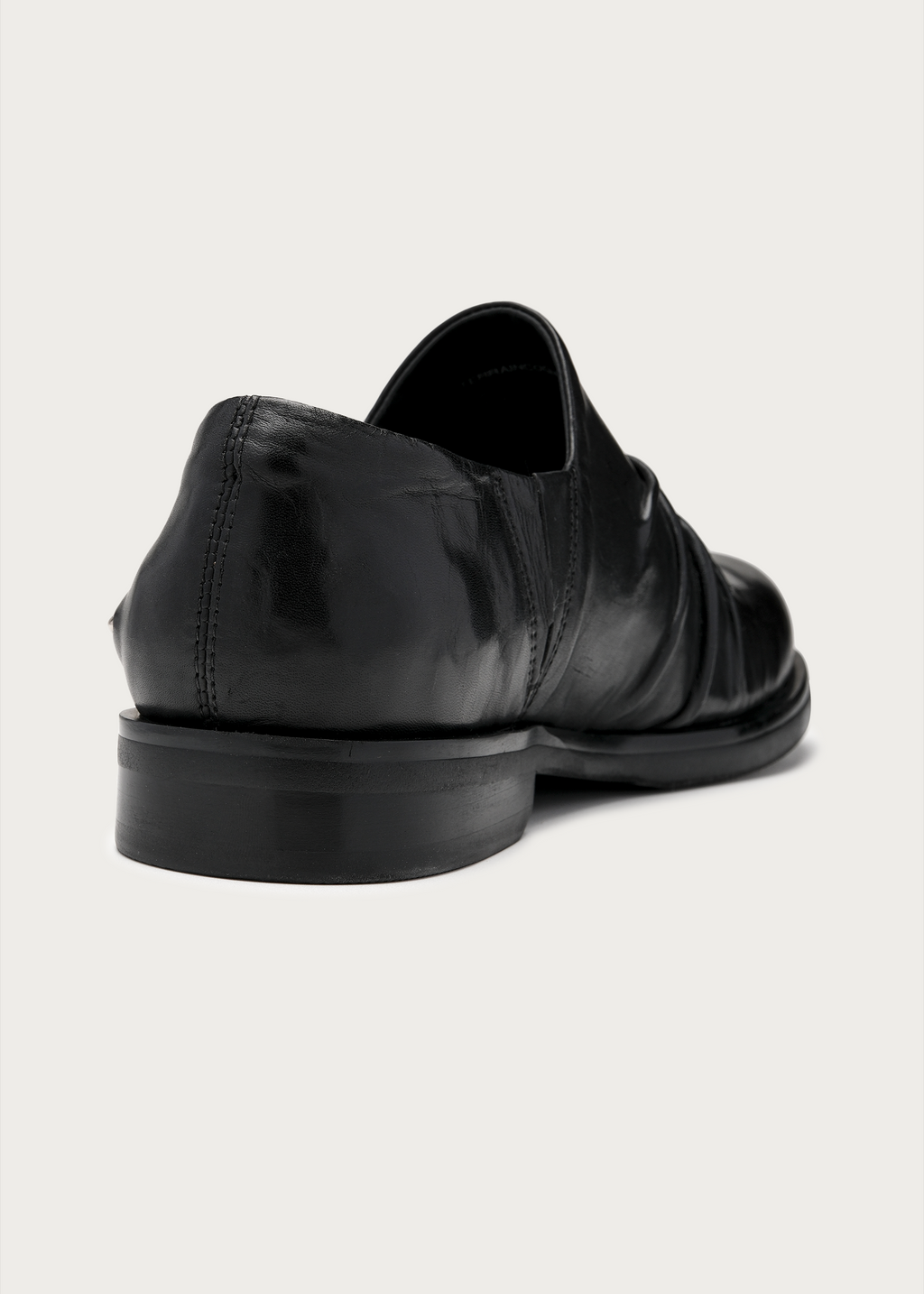 Horsehide Leather Slip-on Derby Shoes