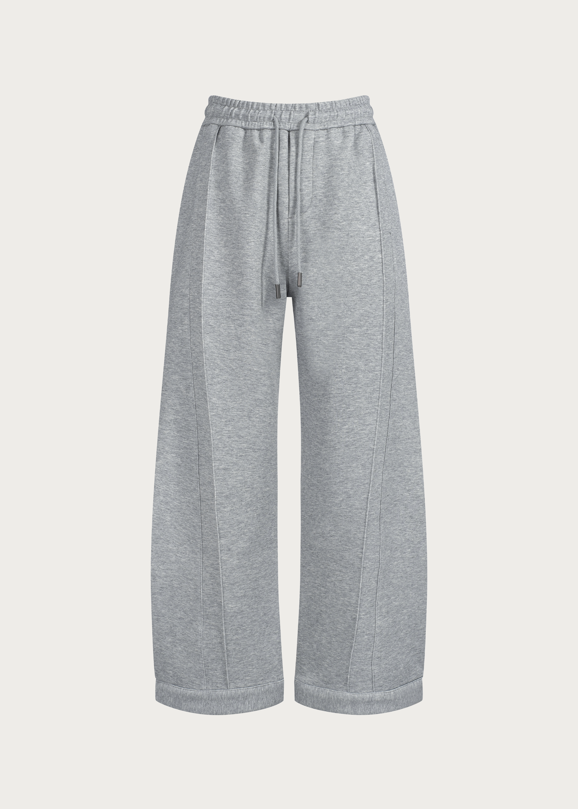 3D-Cut Casual Sweatpants Grey