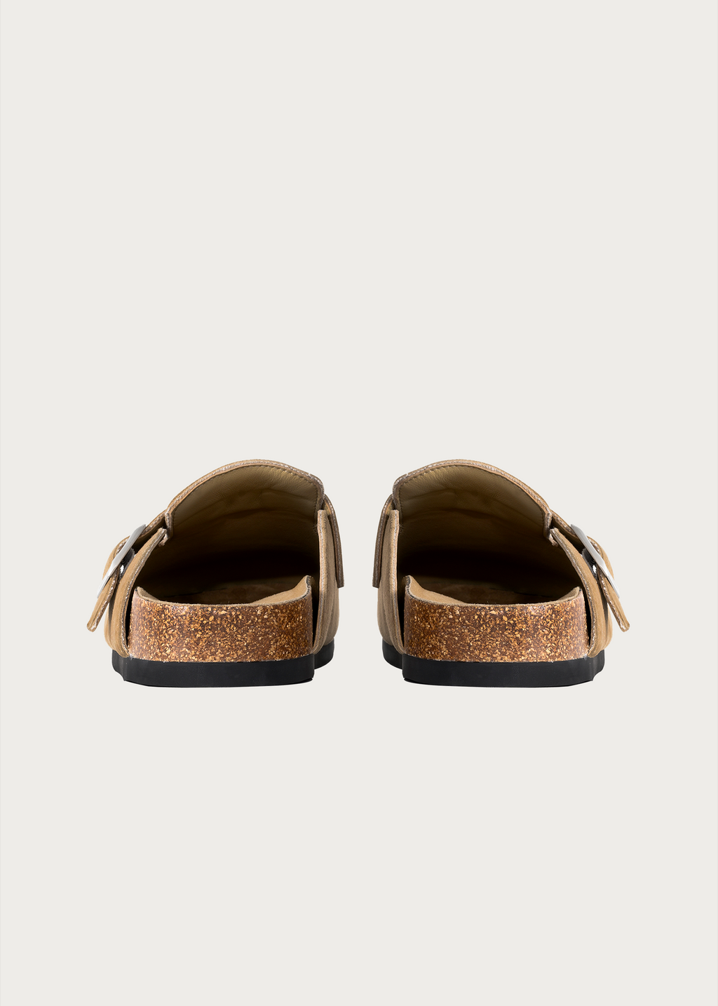 Sheepskin Clogs Khaki