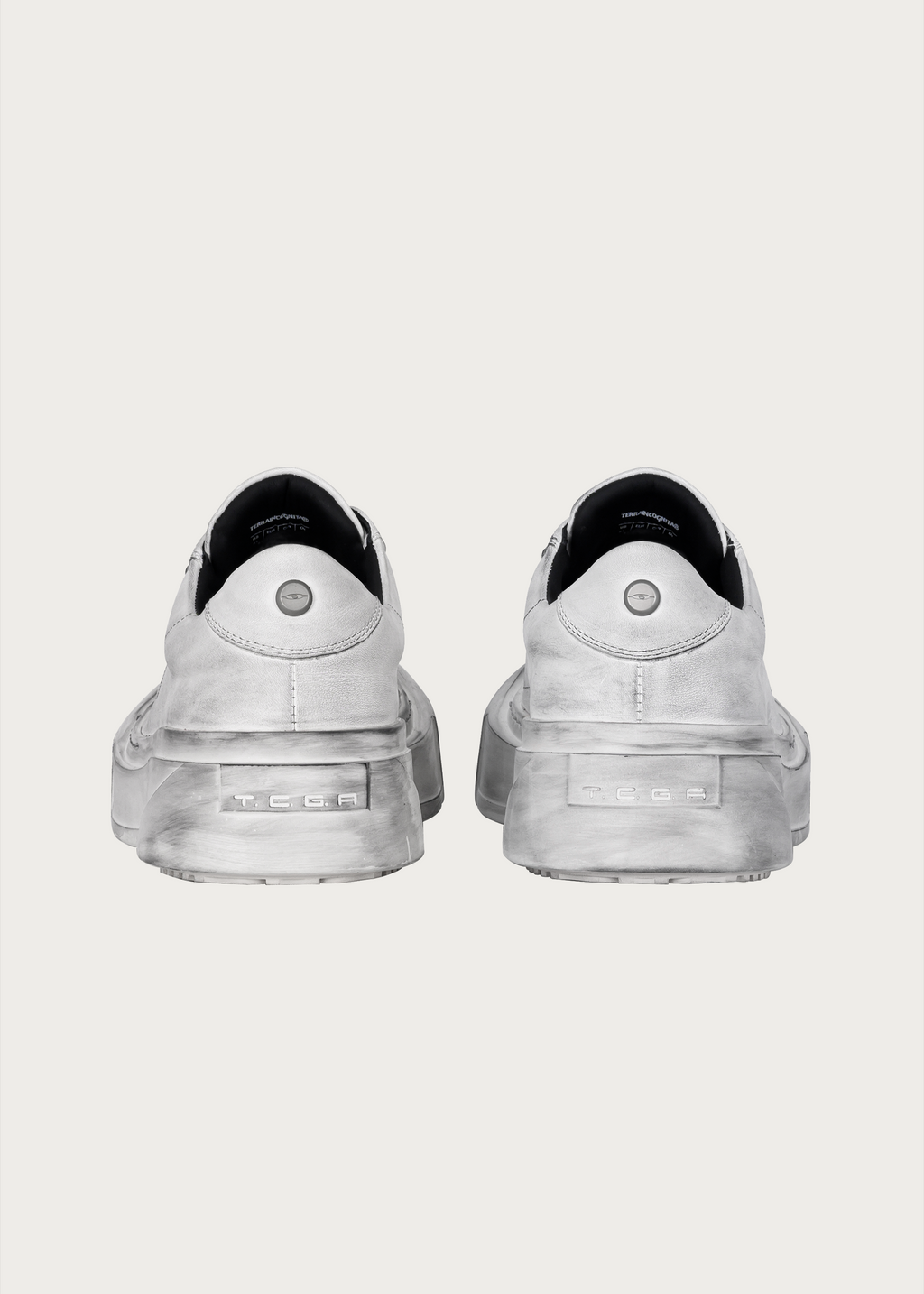 Lake Moon Skateboard Shoes Dirty White