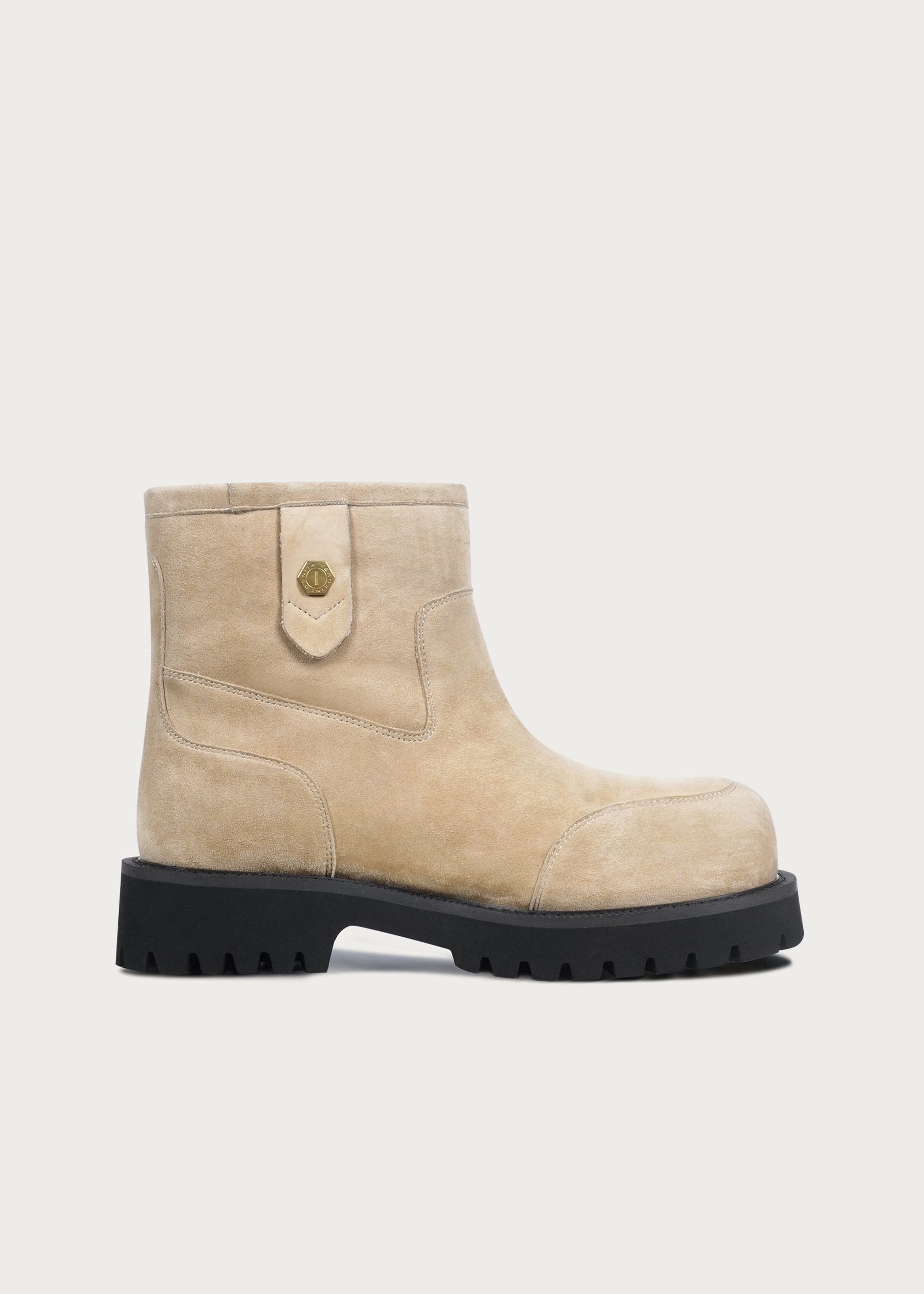 Snow boots Fleece Mid-top Light cream-brown