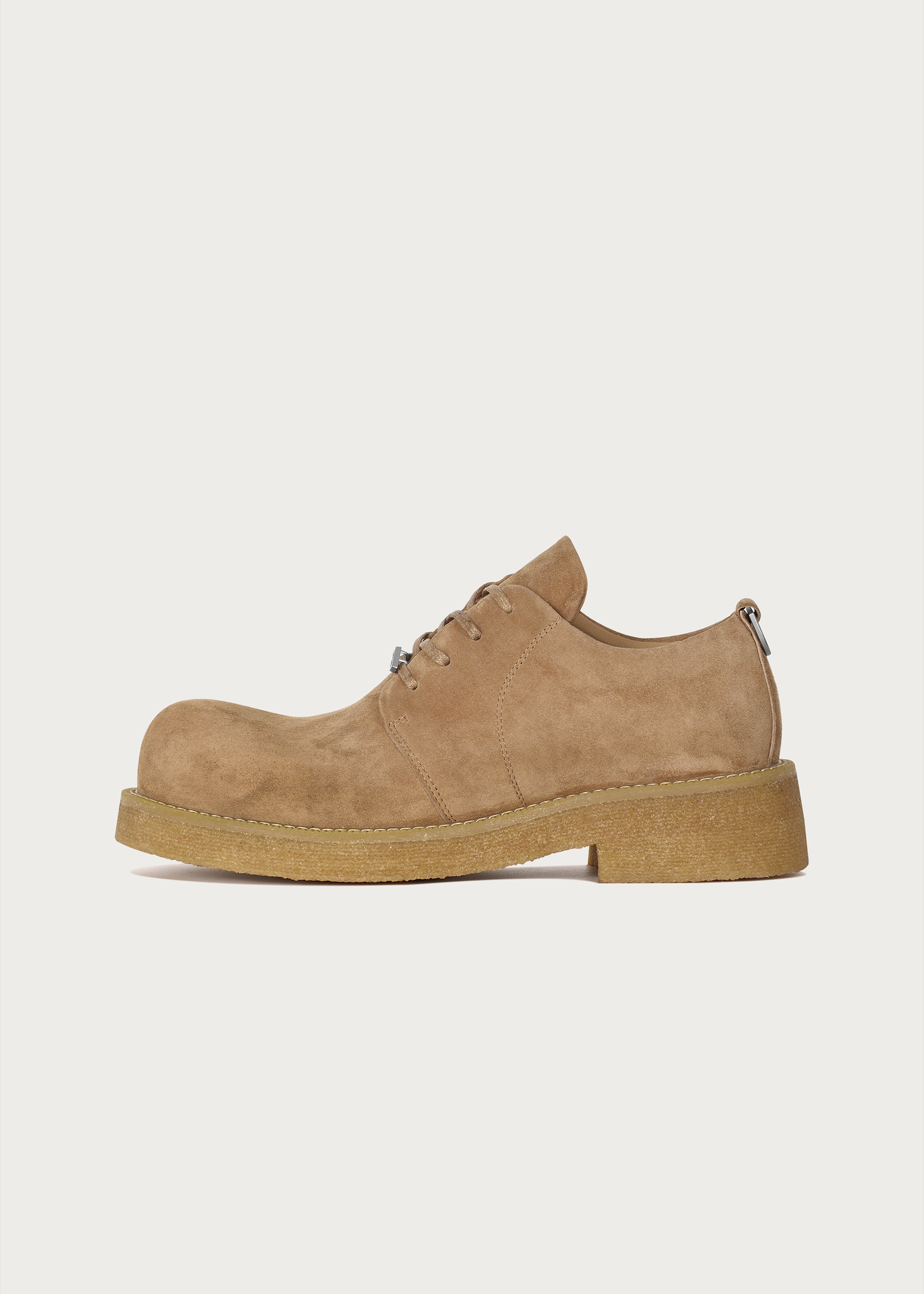 Derby shoes Sheepskin Khaki