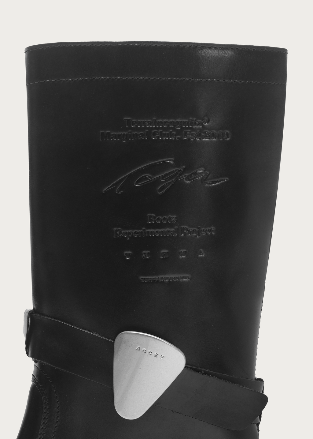 Leather Mid-Calf Boots