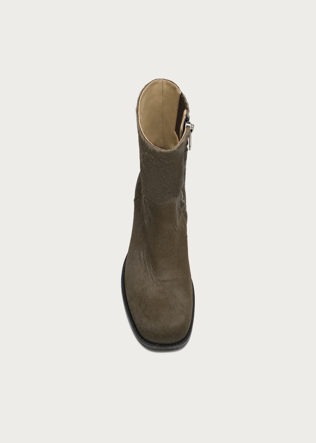 Vaelen Calfhair Boots Dark Green