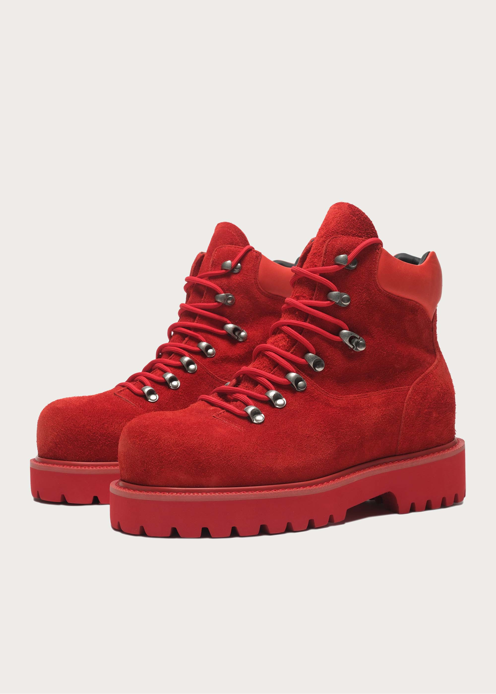 Hiking Work Style Fashion boots Red