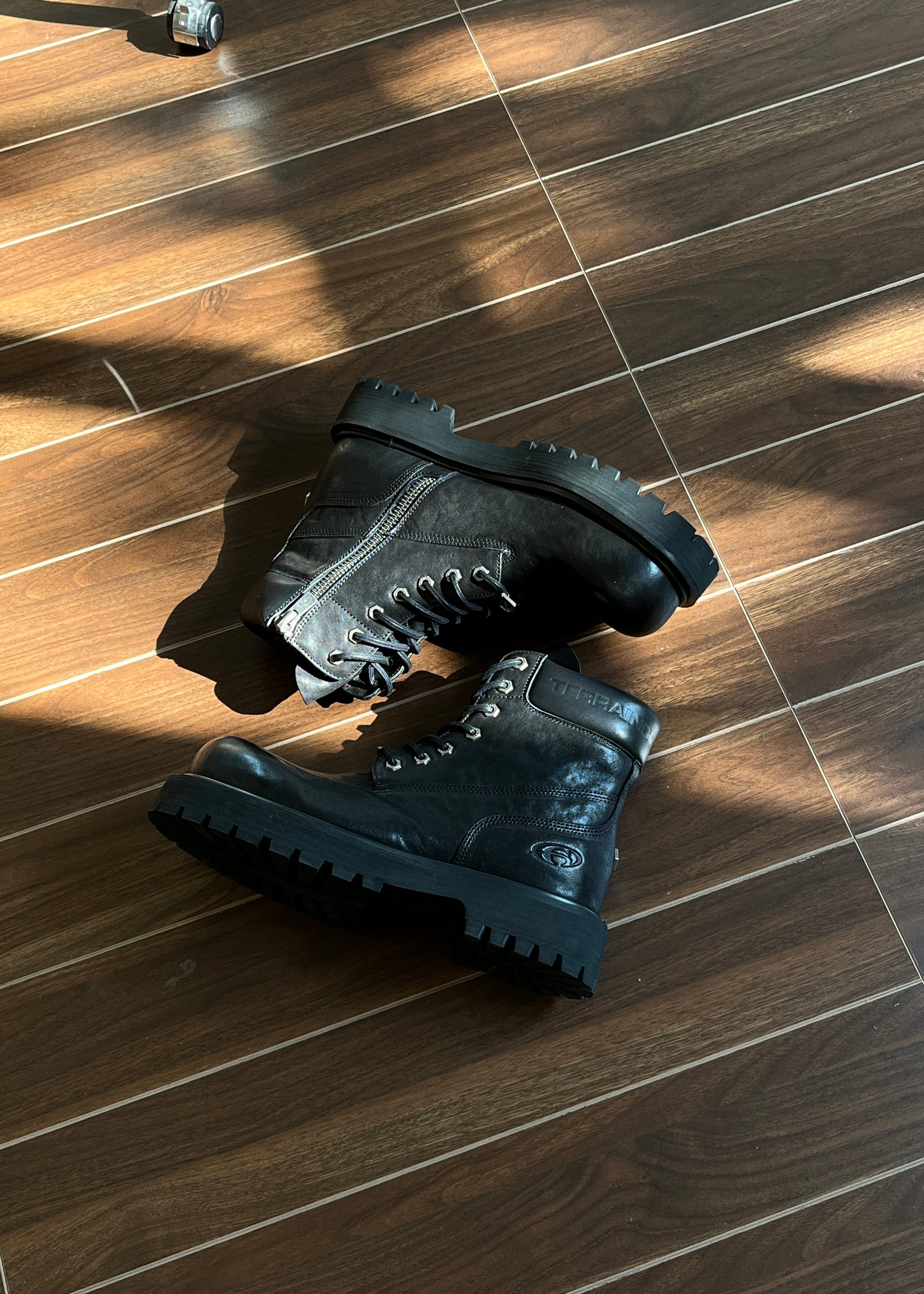 Workwear horsehide boots Black