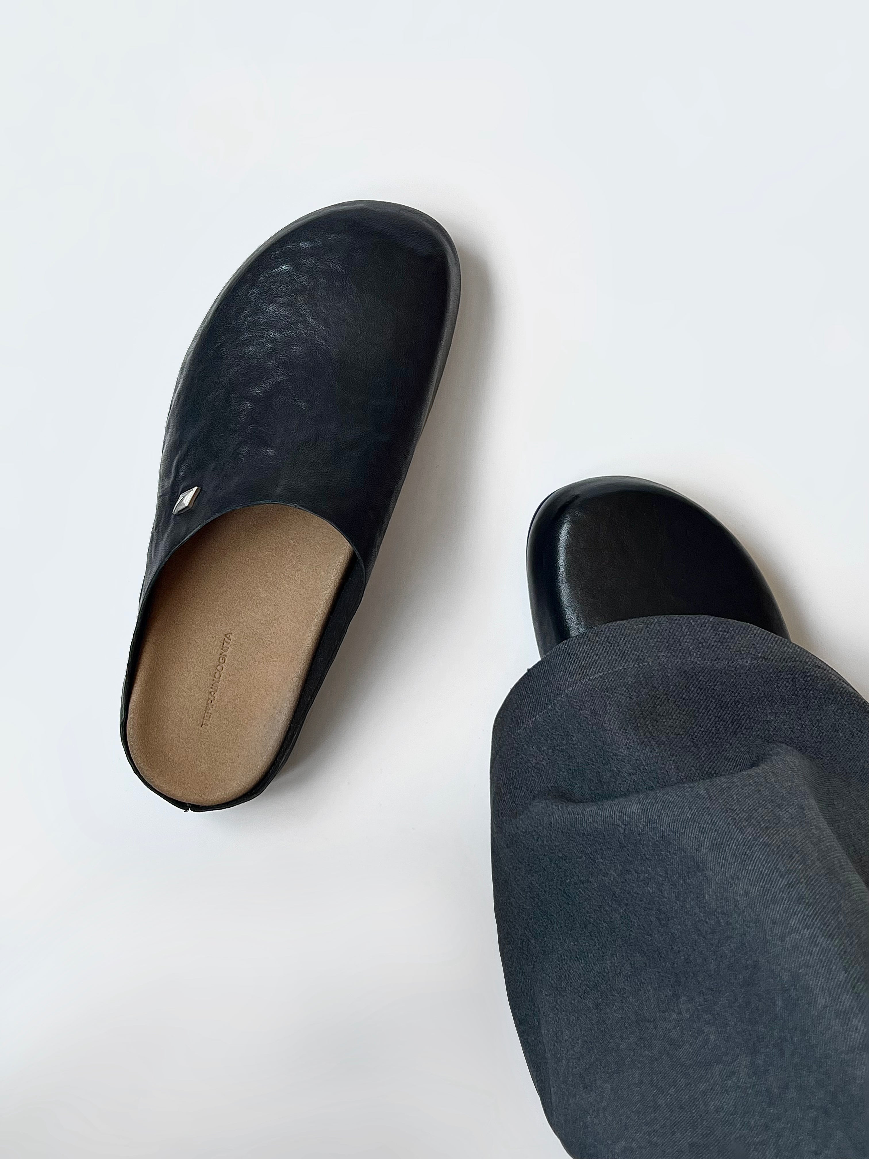 Clogs"Star emblem3.0"Textured-black