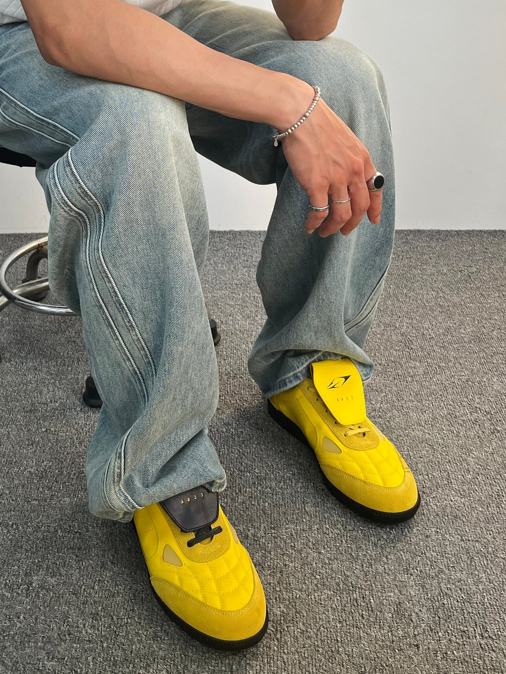 Ramble Sneakers Suede Twilight yellow