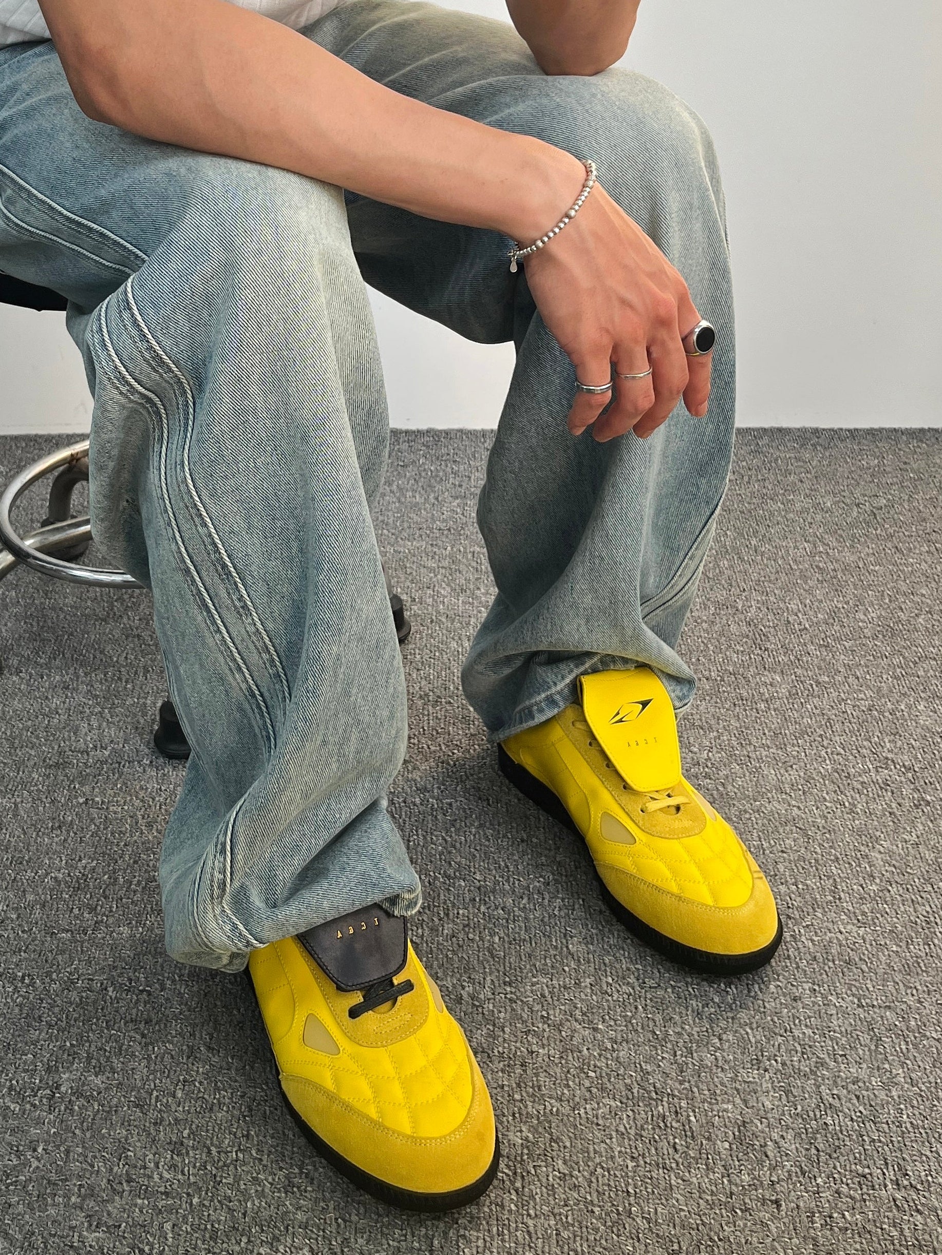 Ramble Sneakers Suede Twilight yellow