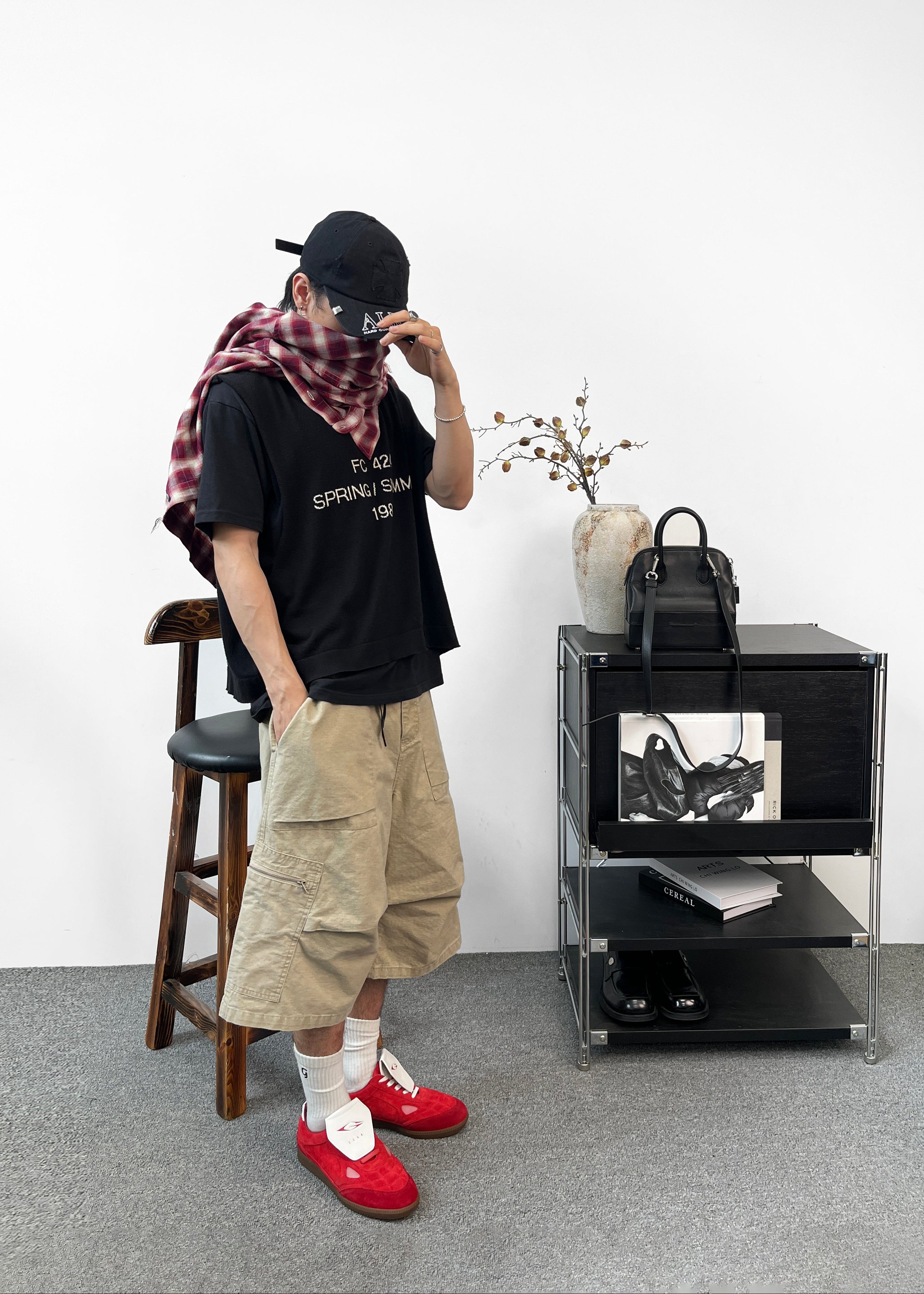 Ramble Suede Bordeaux red