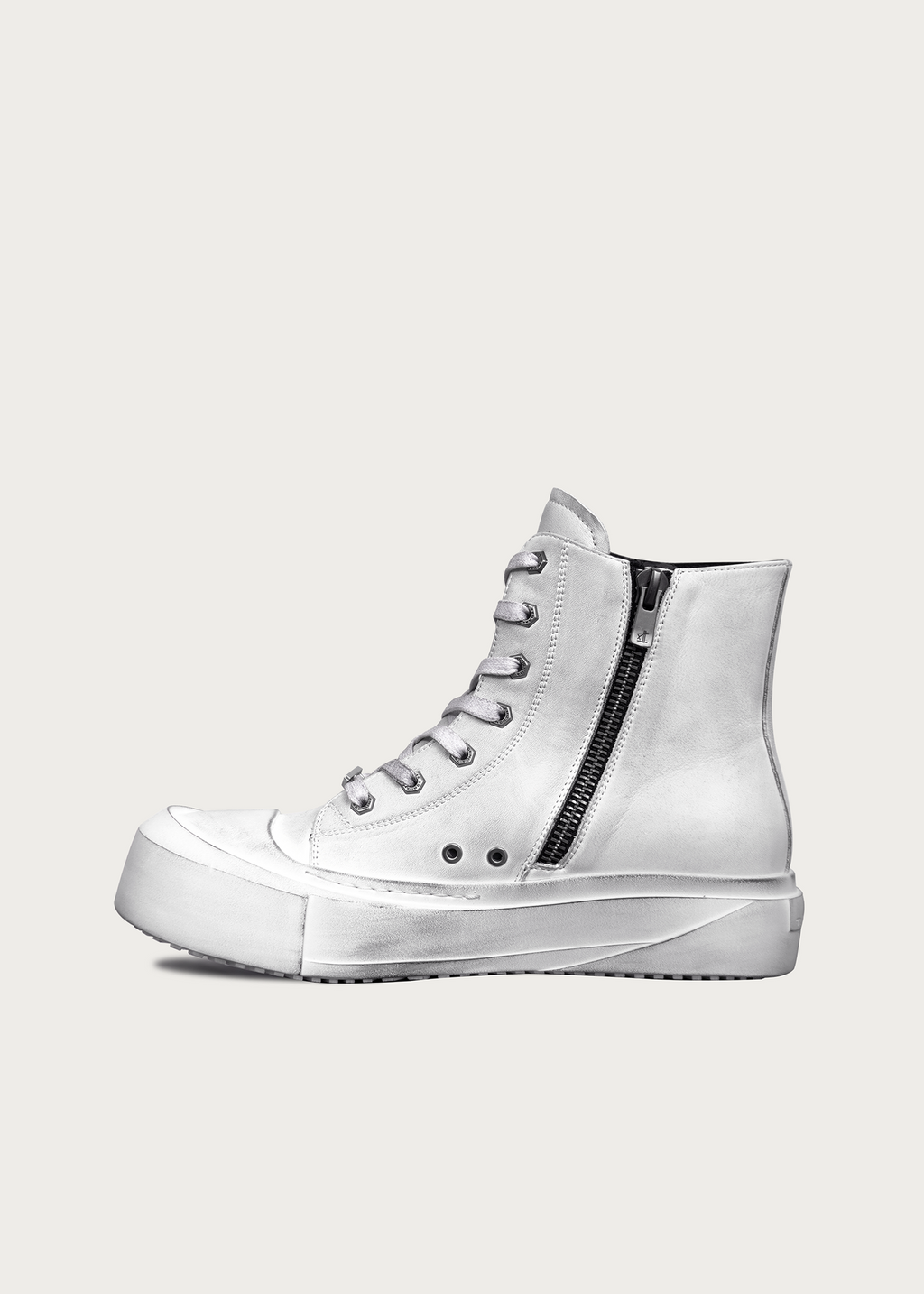 Lake Moon Skateboard Shoes Dirty White