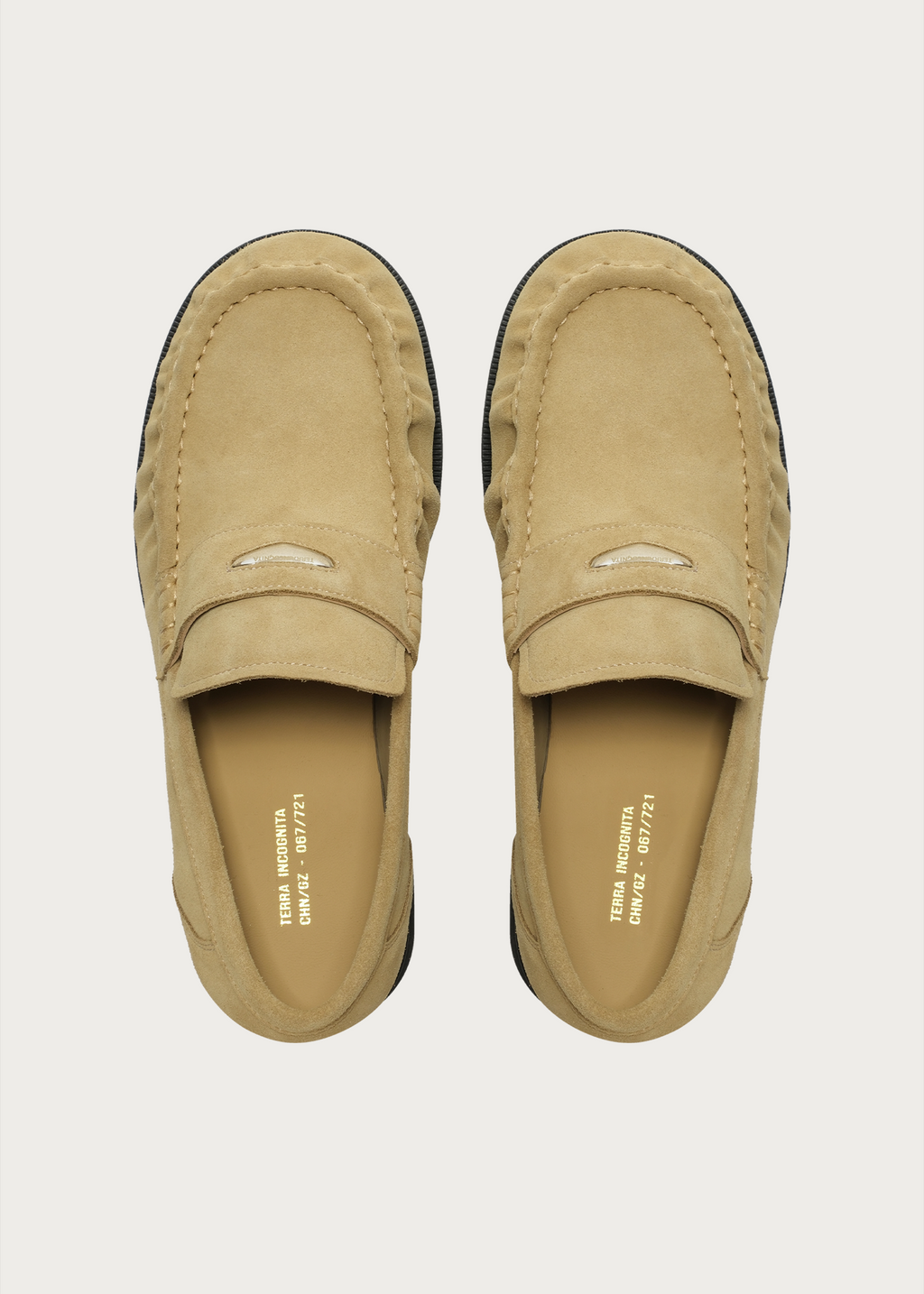 Hearth Suede Loafers Light Khaki