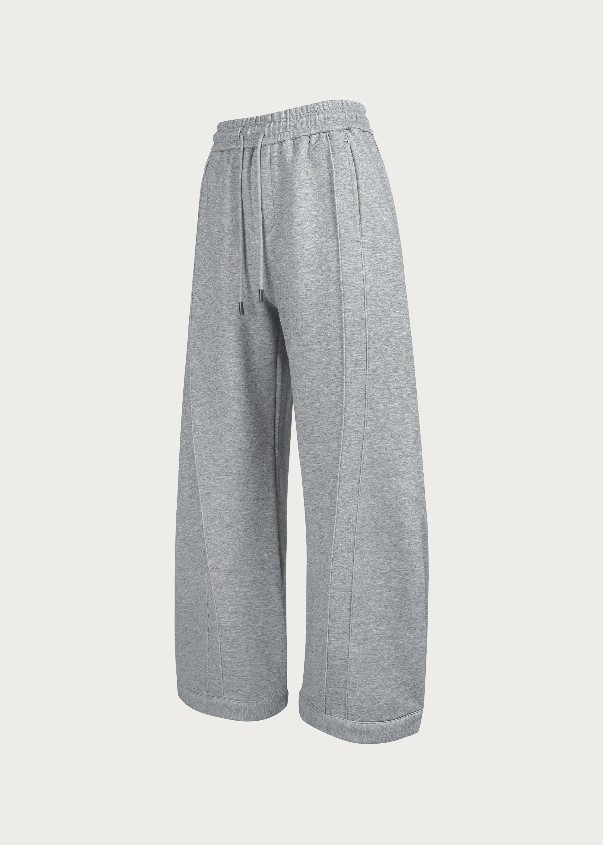 3D-Cut Casual Sweatpants Grey