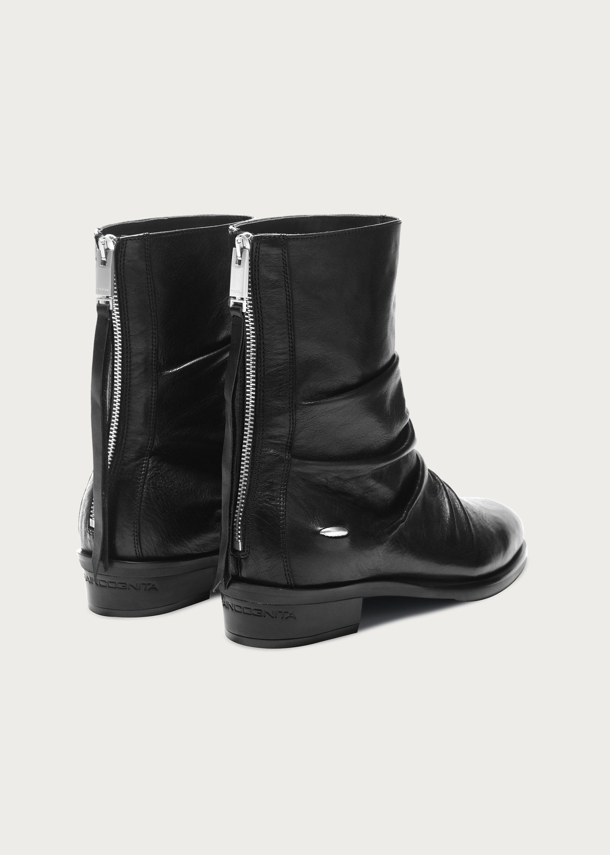 Wrinkle Full-Grain Horsehide Ankle boots