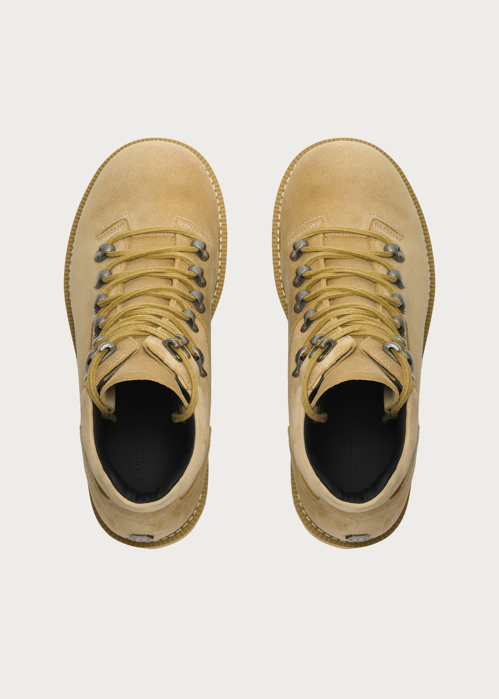 Work-Style Suede Boots Khaki