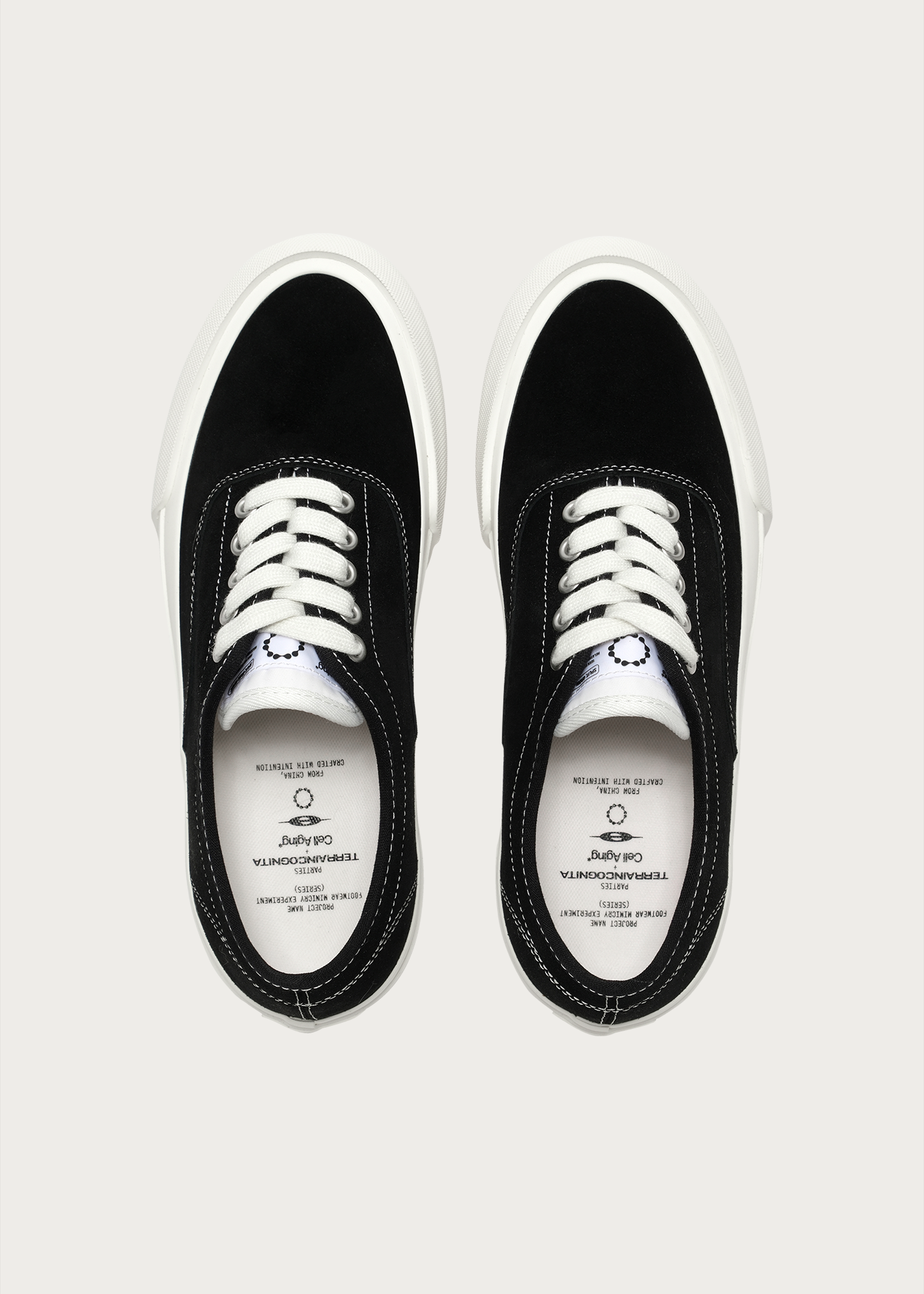"TC-ollie-1"skate shoes Cowhide Black
