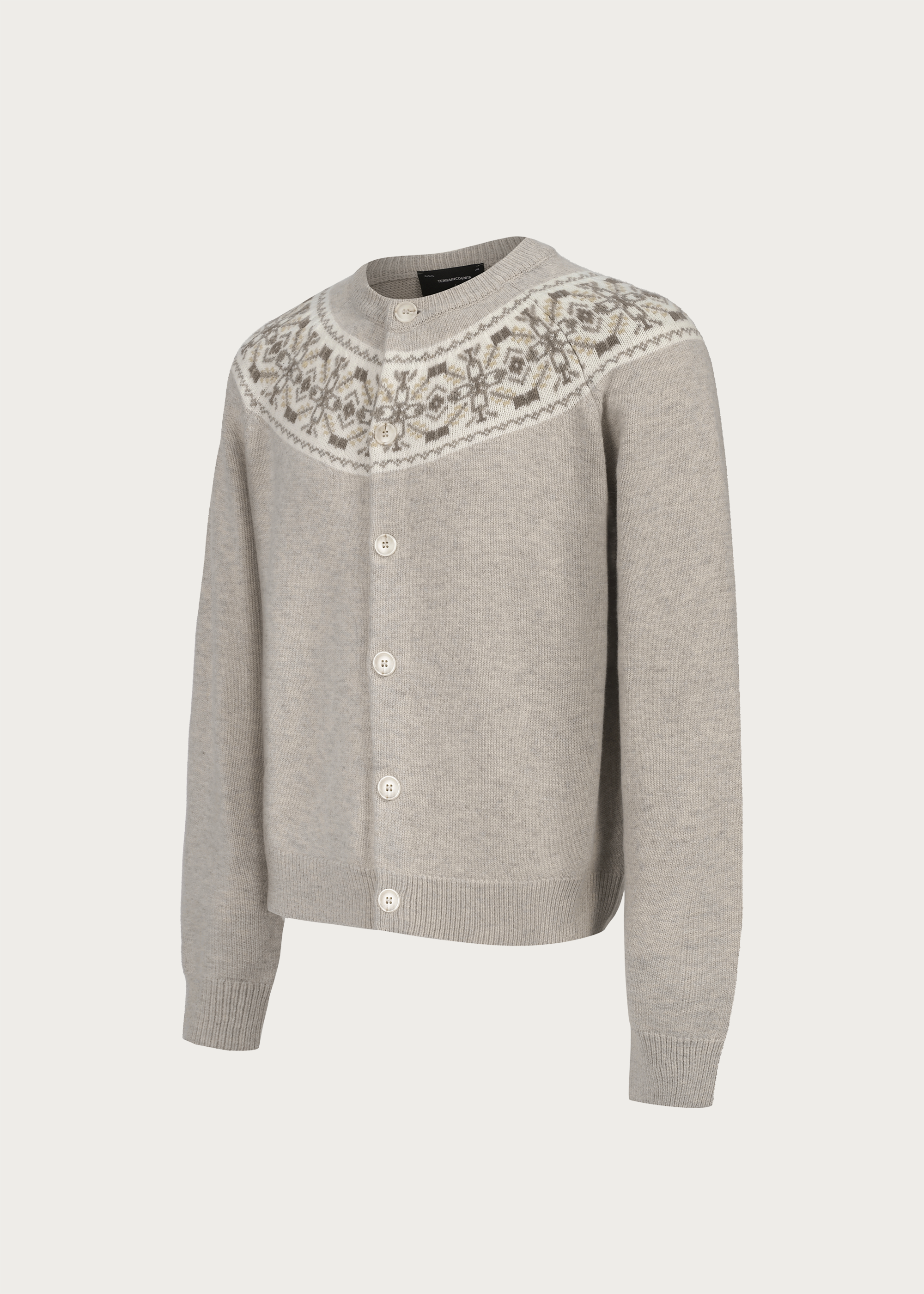 Fair Isle Jacquard Wool-Blend Cardigan