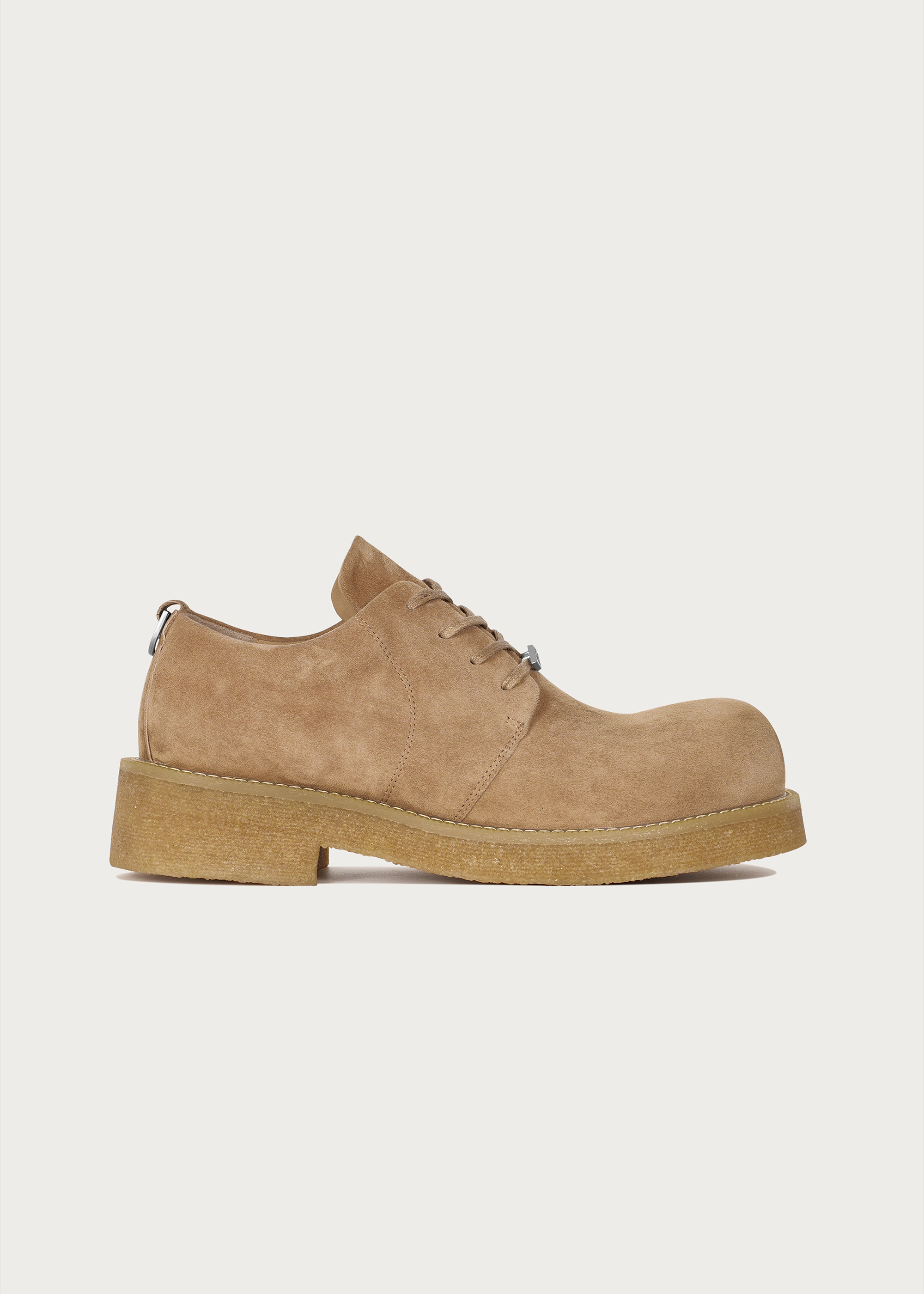 Derby shoes Sheepskin Khaki