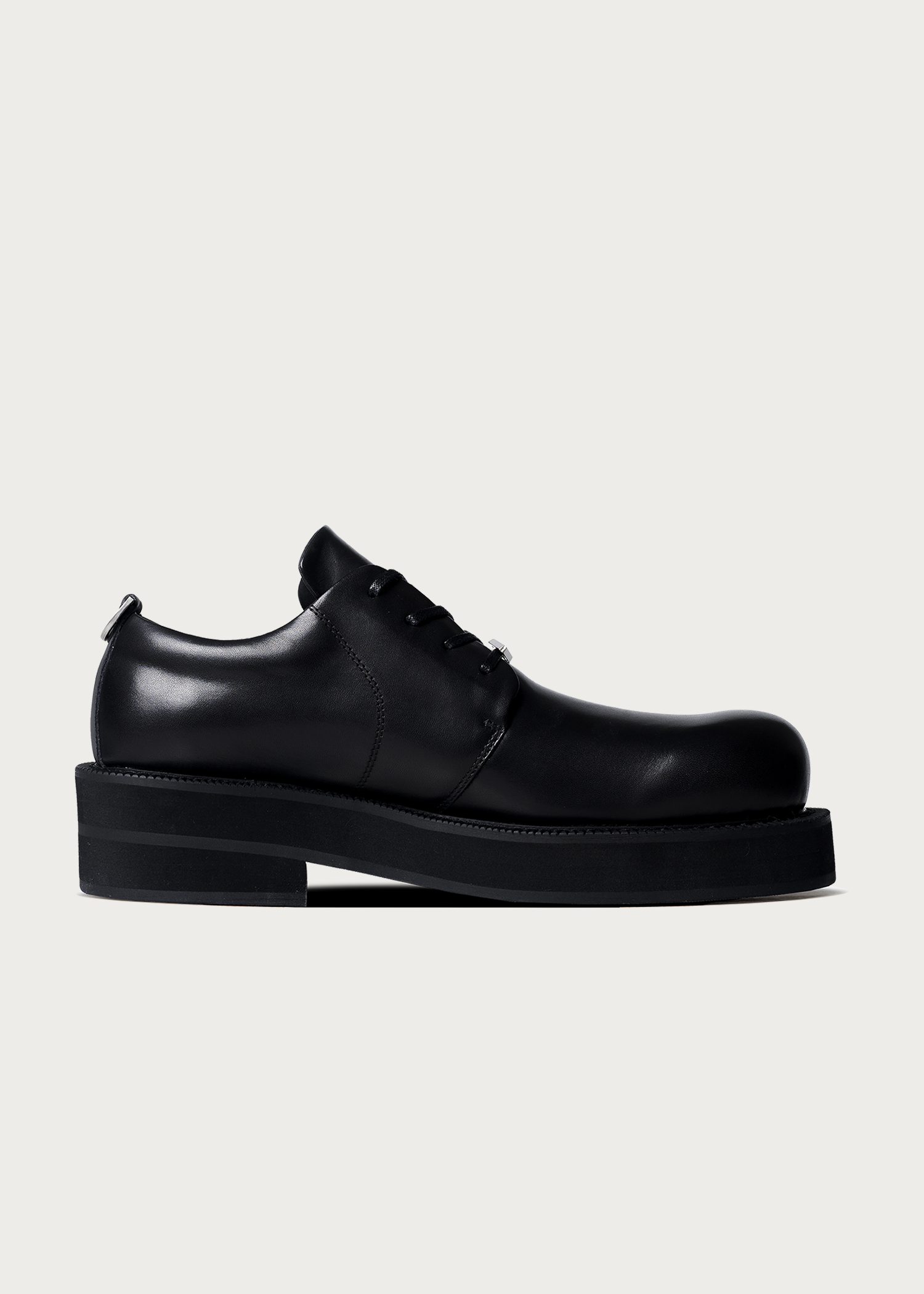 Derby shoes thick-soled Black