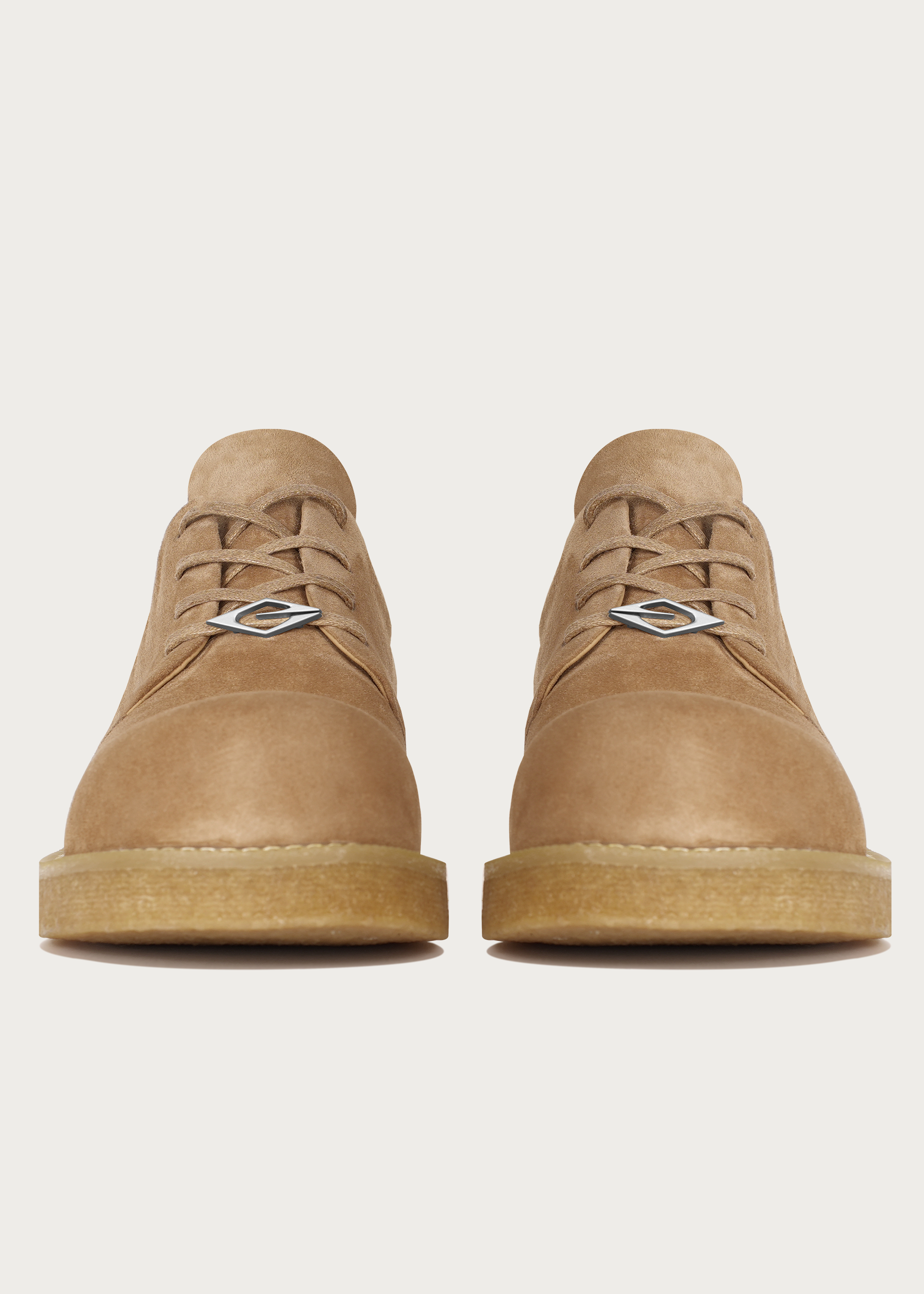 Derby shoes Sheepskin Khaki
