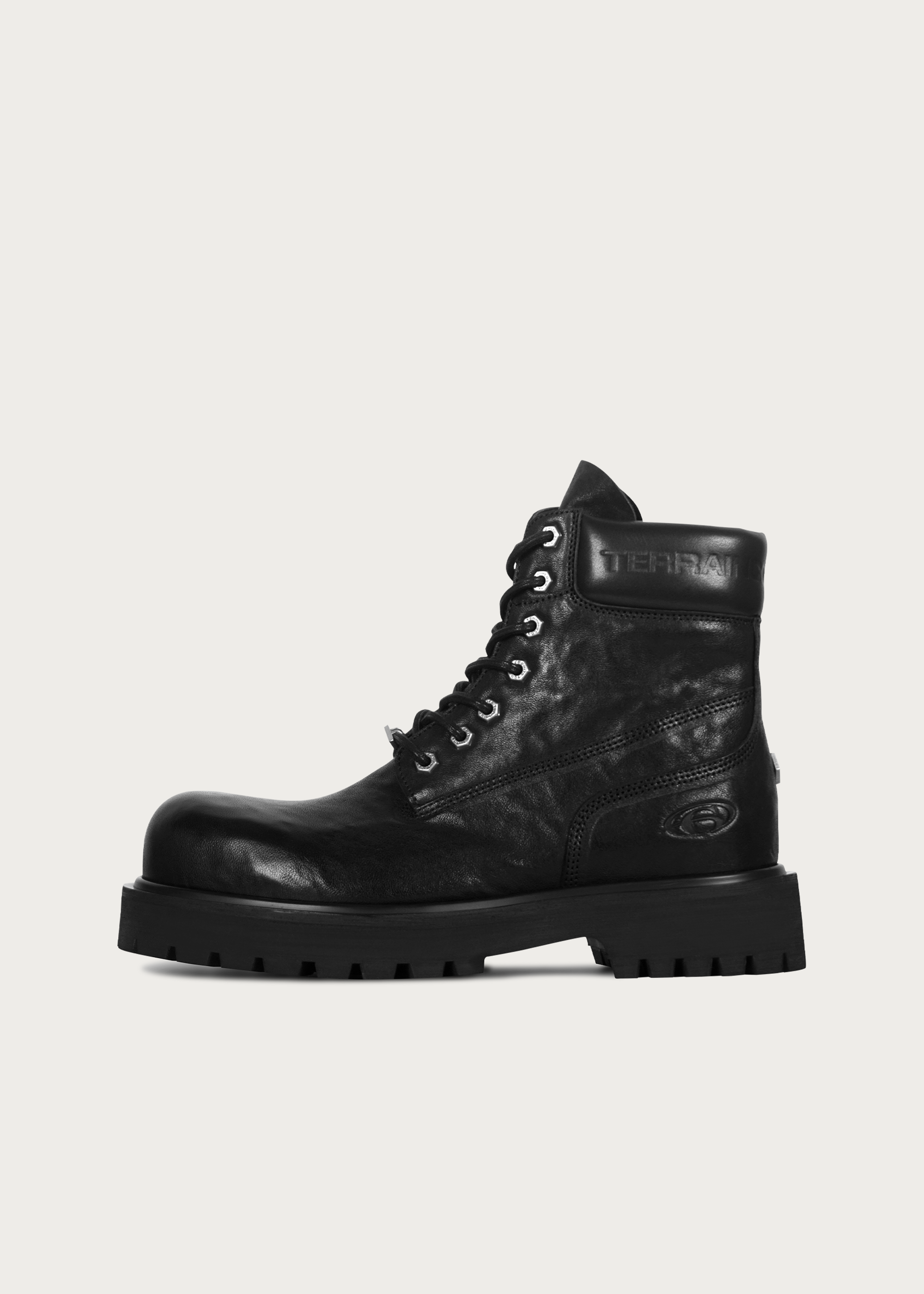 Workwear horsehide boots Black