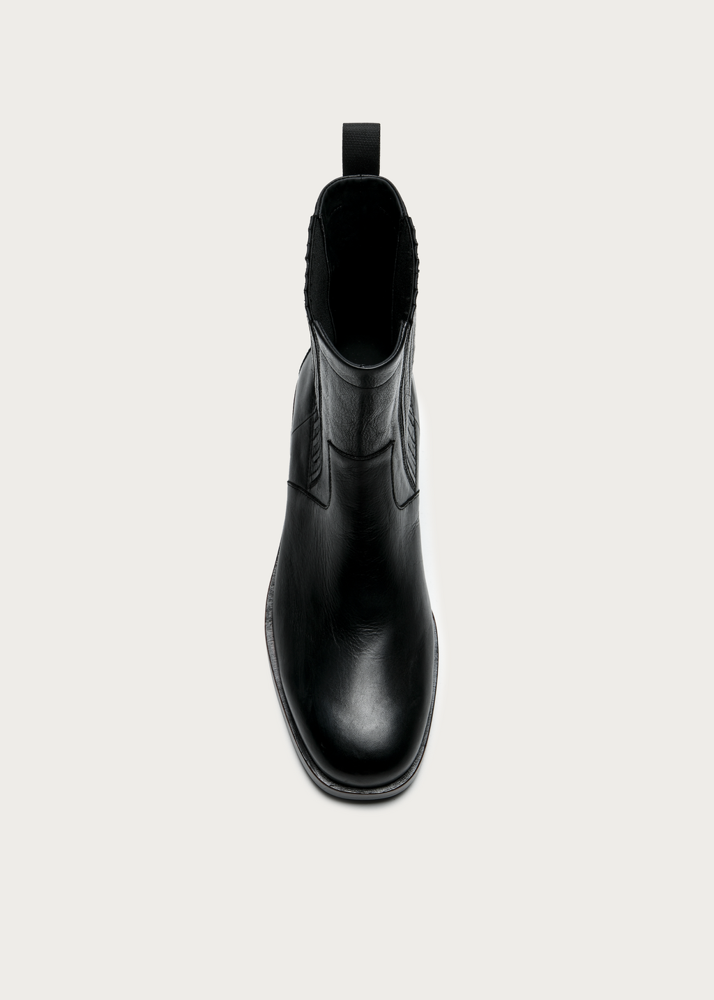 Vorn Grained Calfskin Chelsea Boots