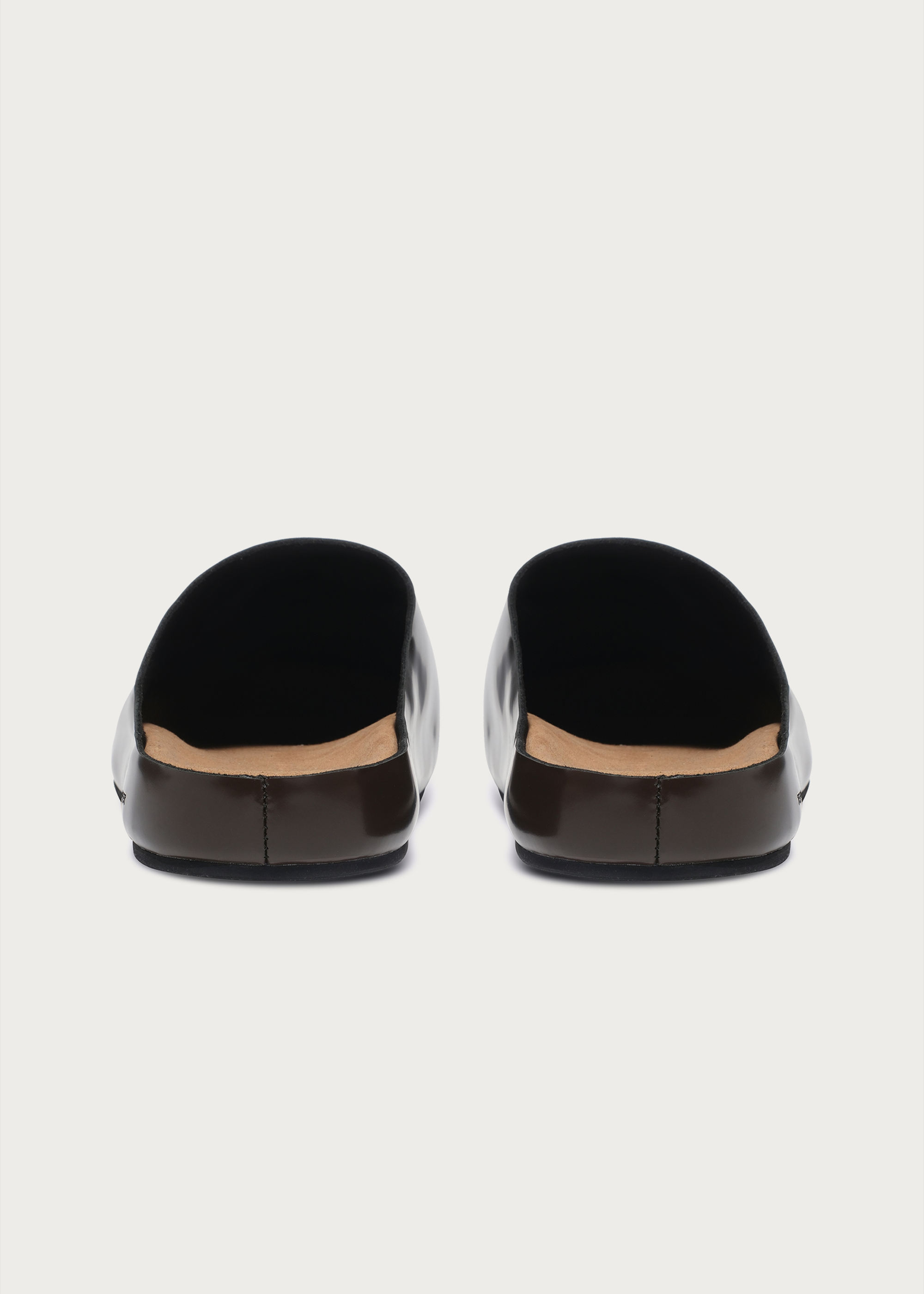 Clogs"Star emblem3.0"Glossy-brown