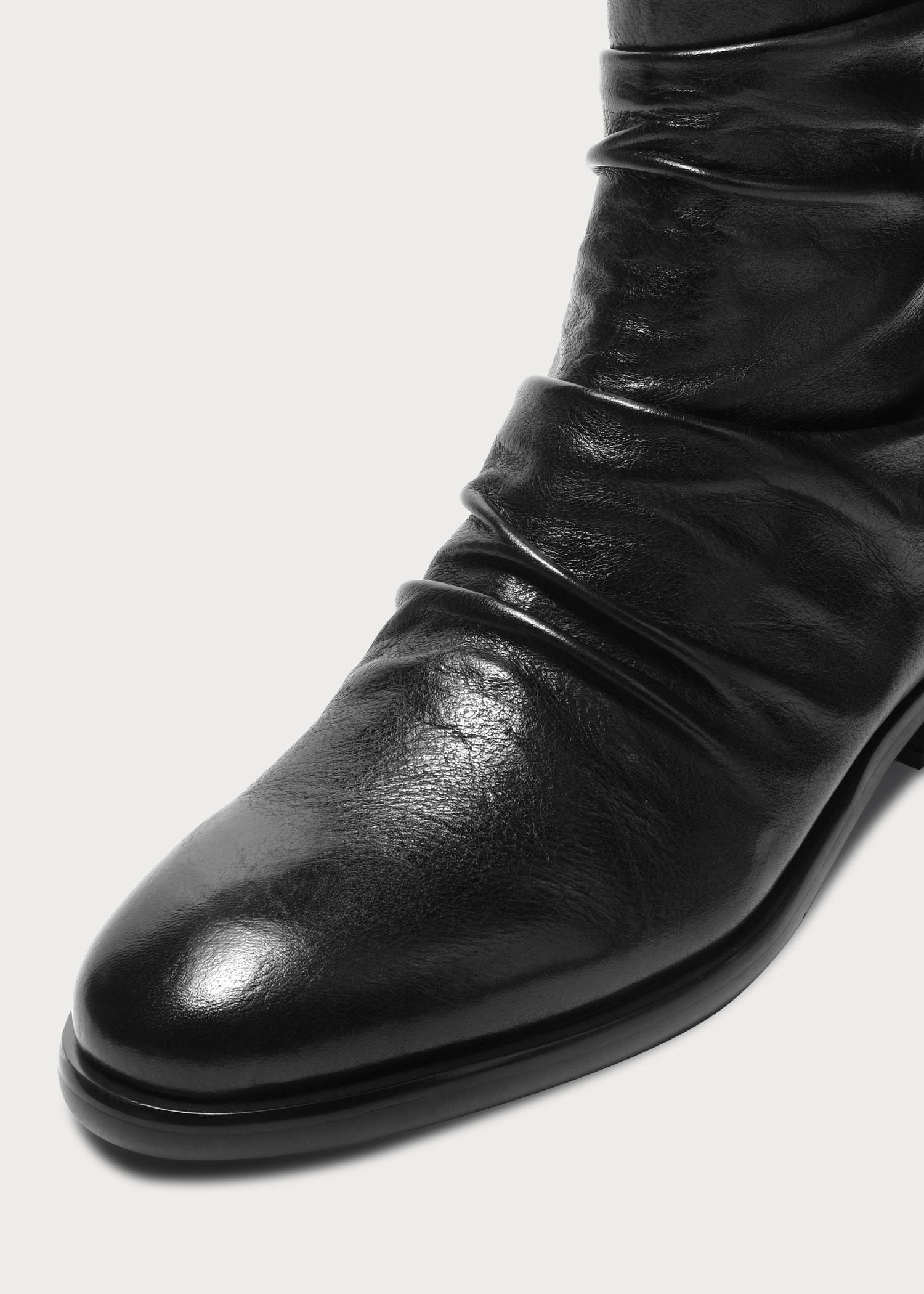 Ankle boots Ruched Full-Grain Horsehide