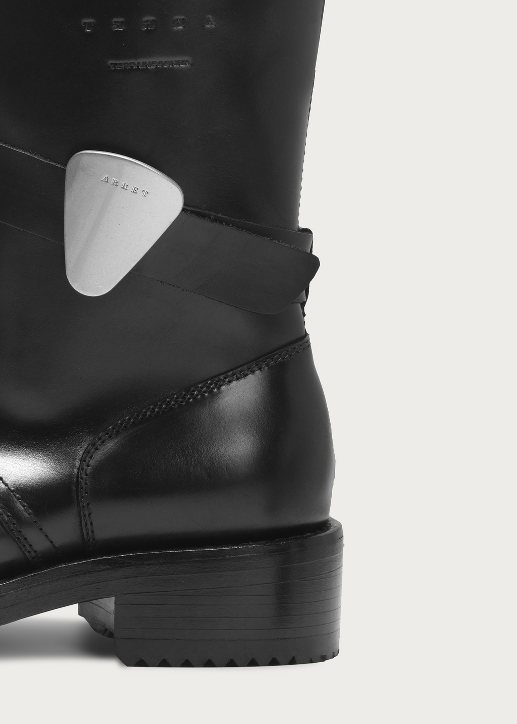 Leather Mid-Calf Boots