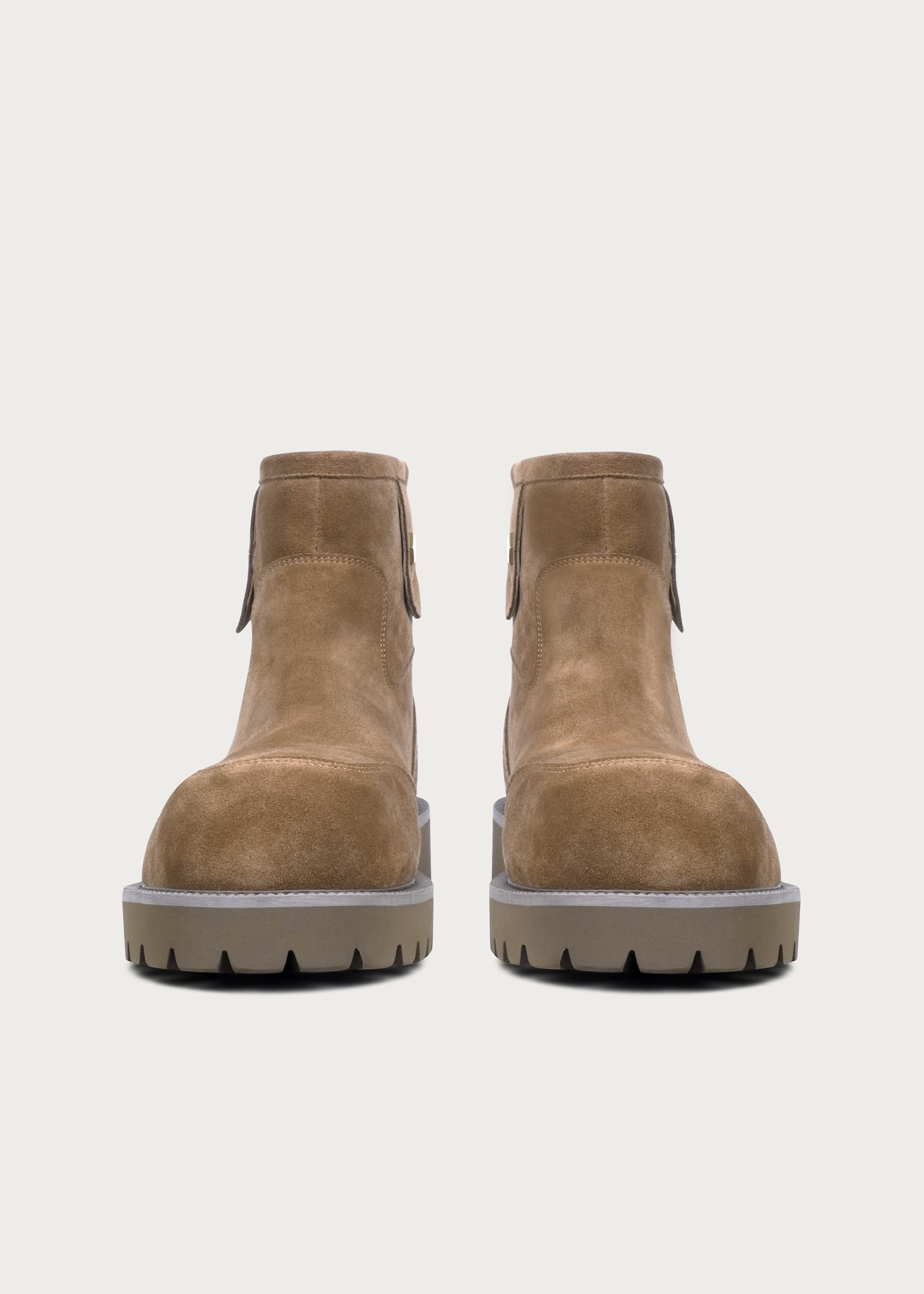 Snow boots Fleece Mid-top Light coffee-brown