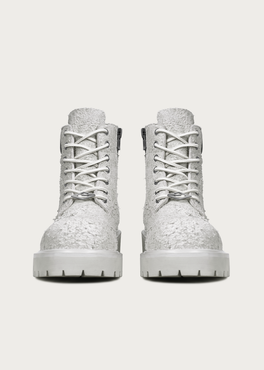 Suede Workwear Boots Cloud Gray