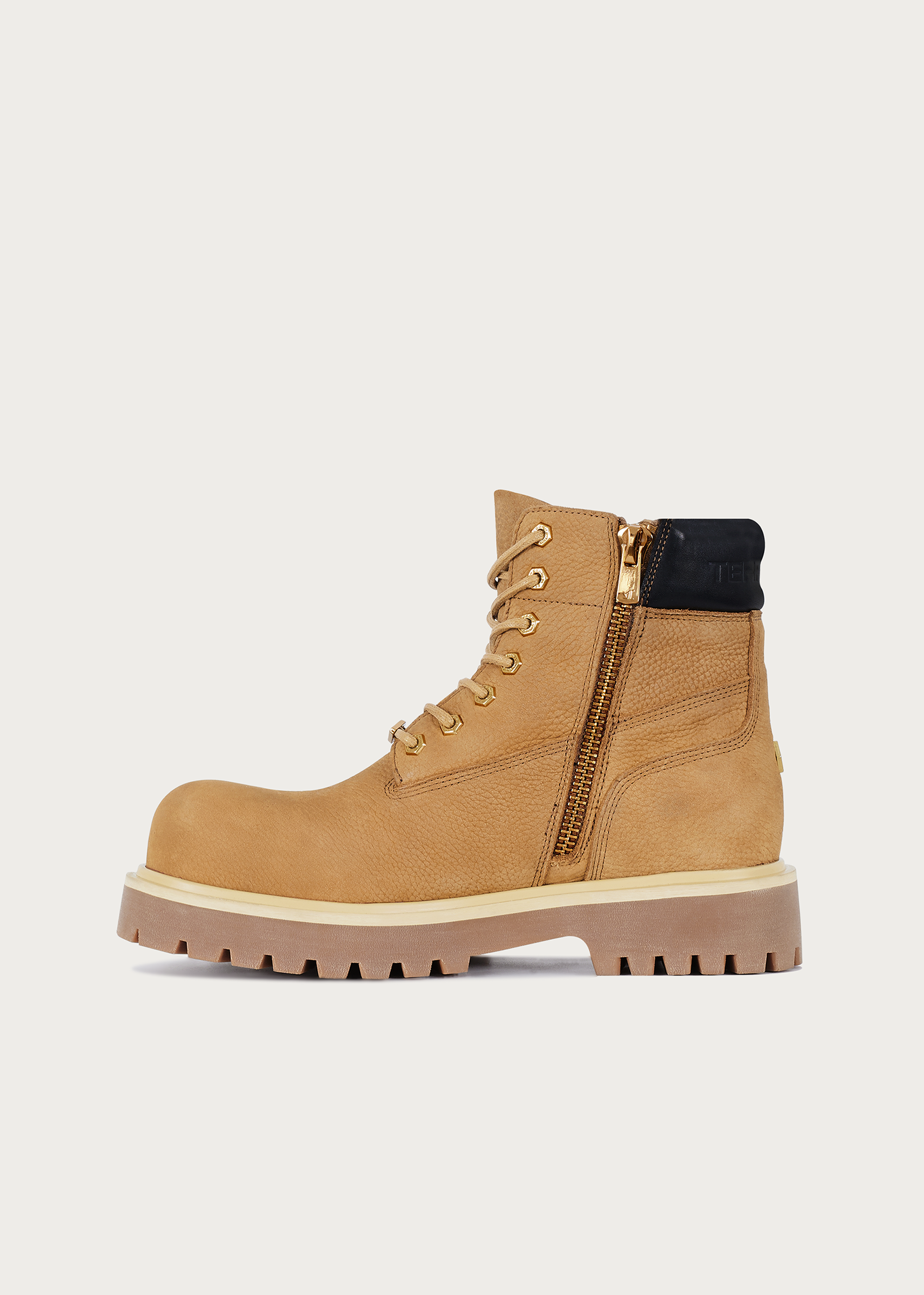 Workwear Cowhide boots Khaki
