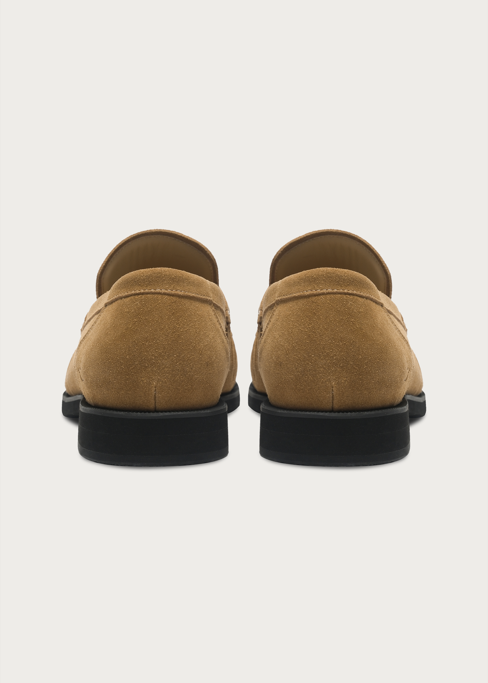 Suede Loafers Brown Khaki