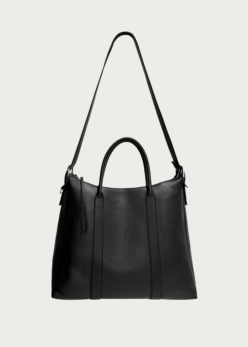 Patchwork Tote Bag Black