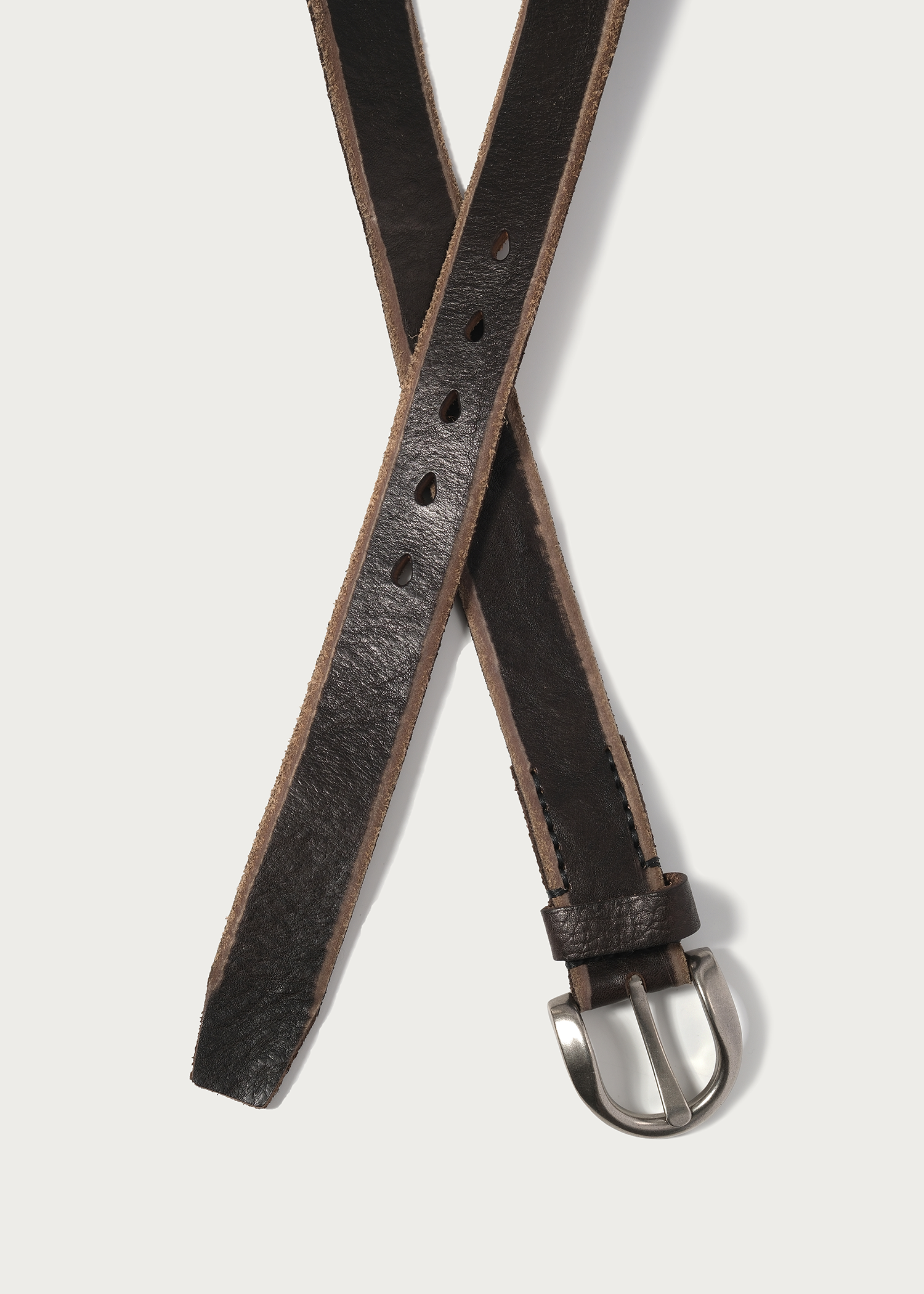 TERRA Hand-Rubbed Cowhide Belt