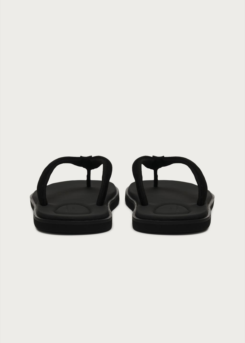TerraHome Suede Flip-Flops Black