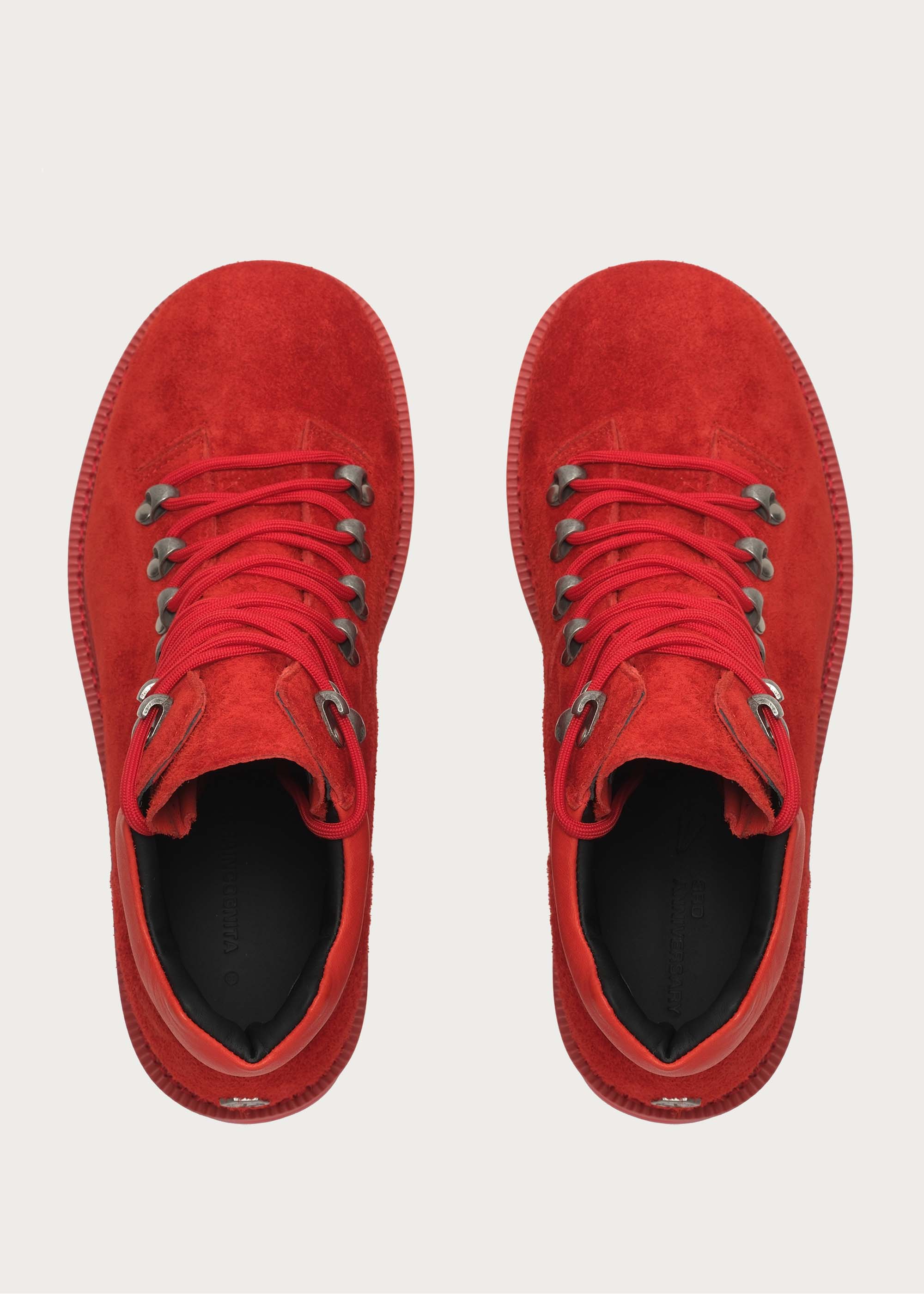 Hiking Work Style Fashion boots Red