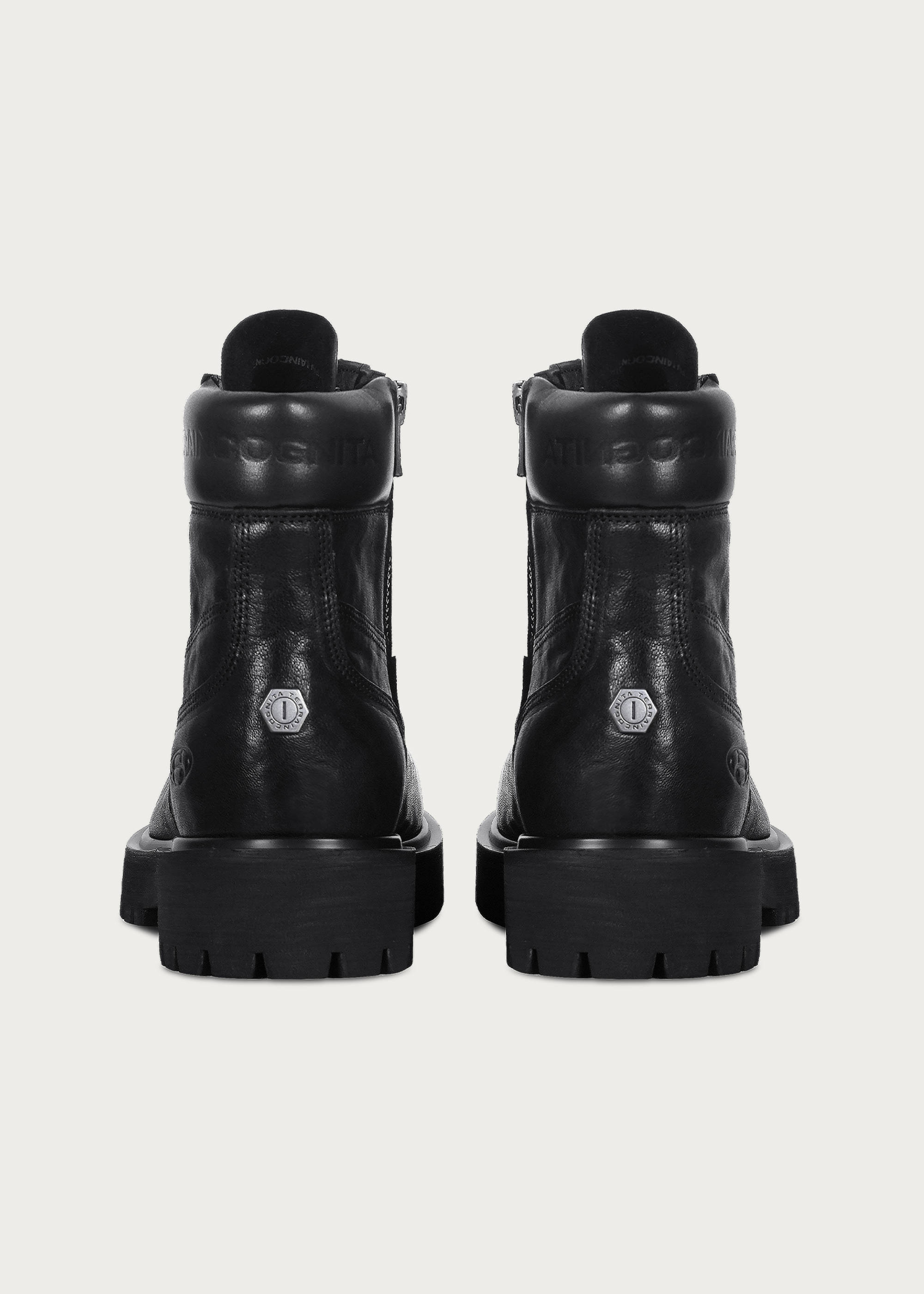 Workwear horsehide boots Black