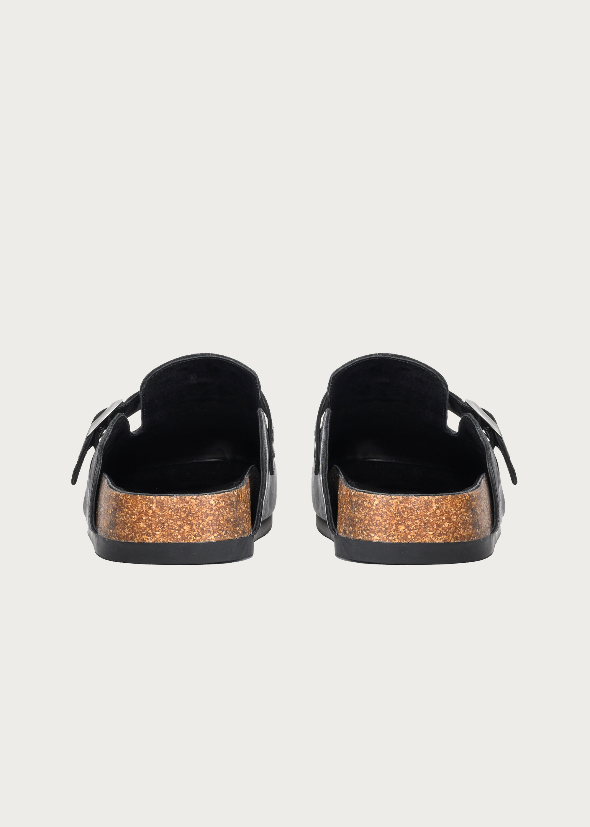 Clogs horsehide Black