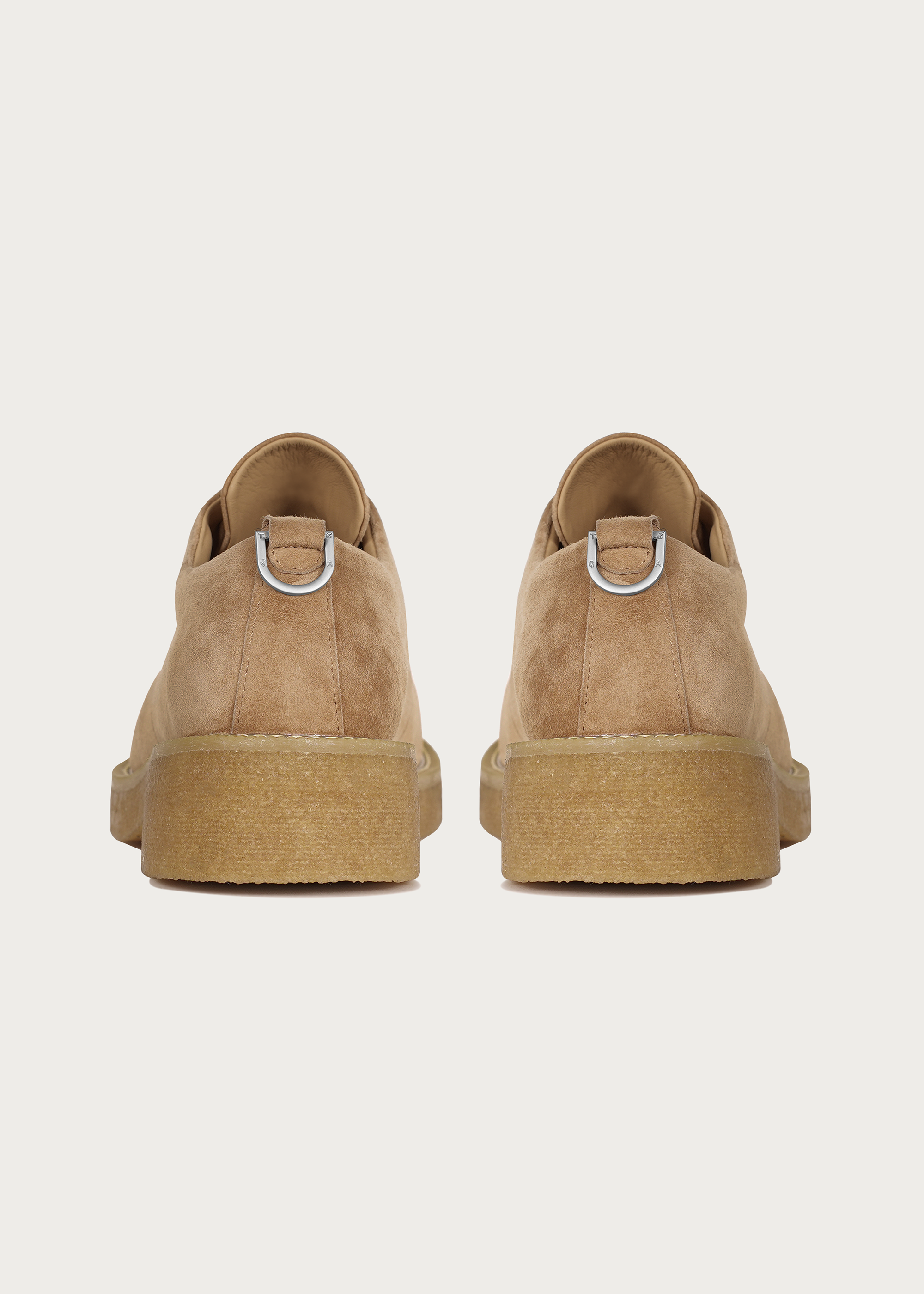 Derby shoes Sheepskin Khaki
