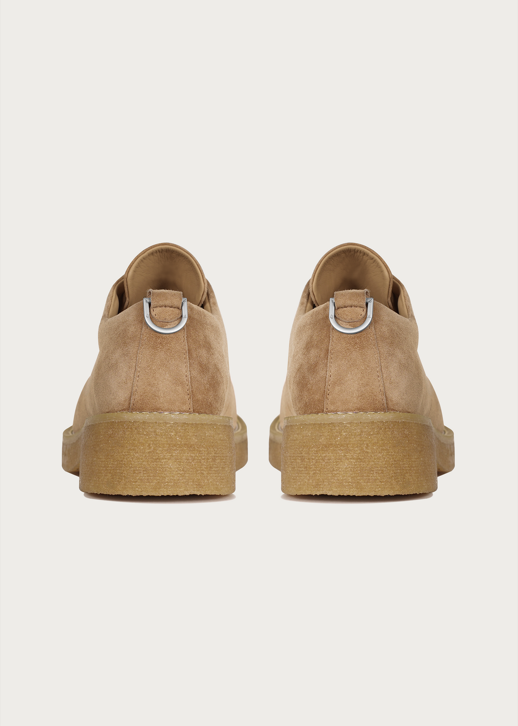Sheepskin Derby Shoes Khaki